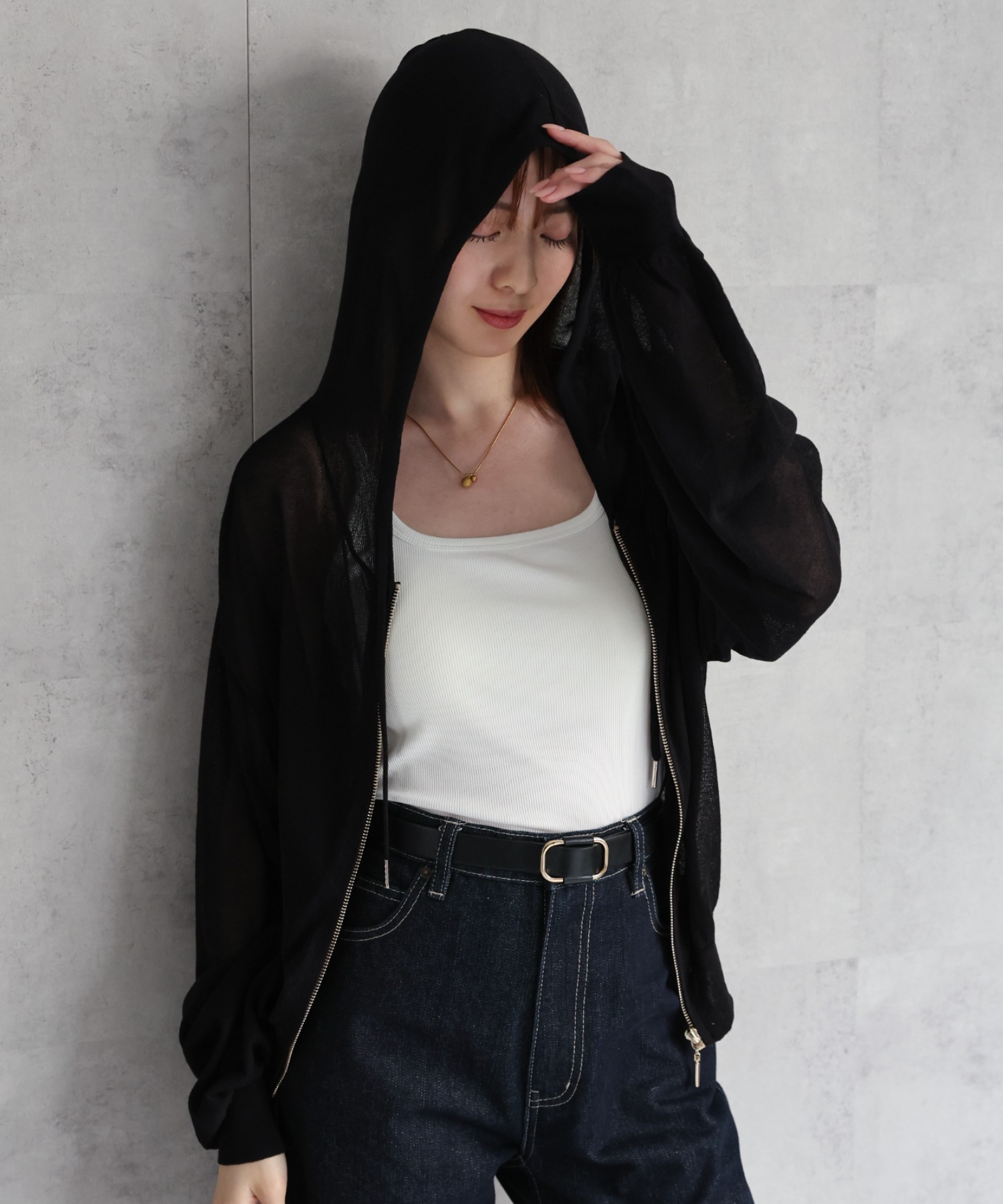 model：162㎝着用サイズ：F