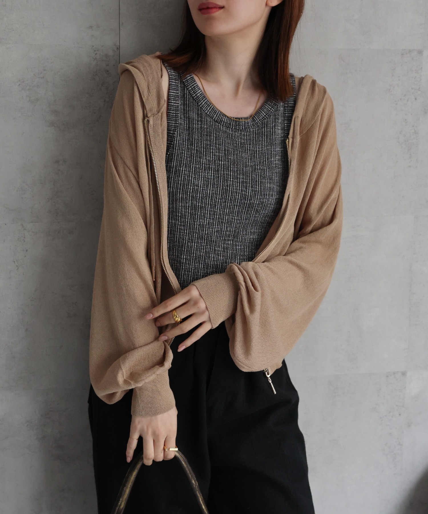 model：162㎝着用サイズ：F