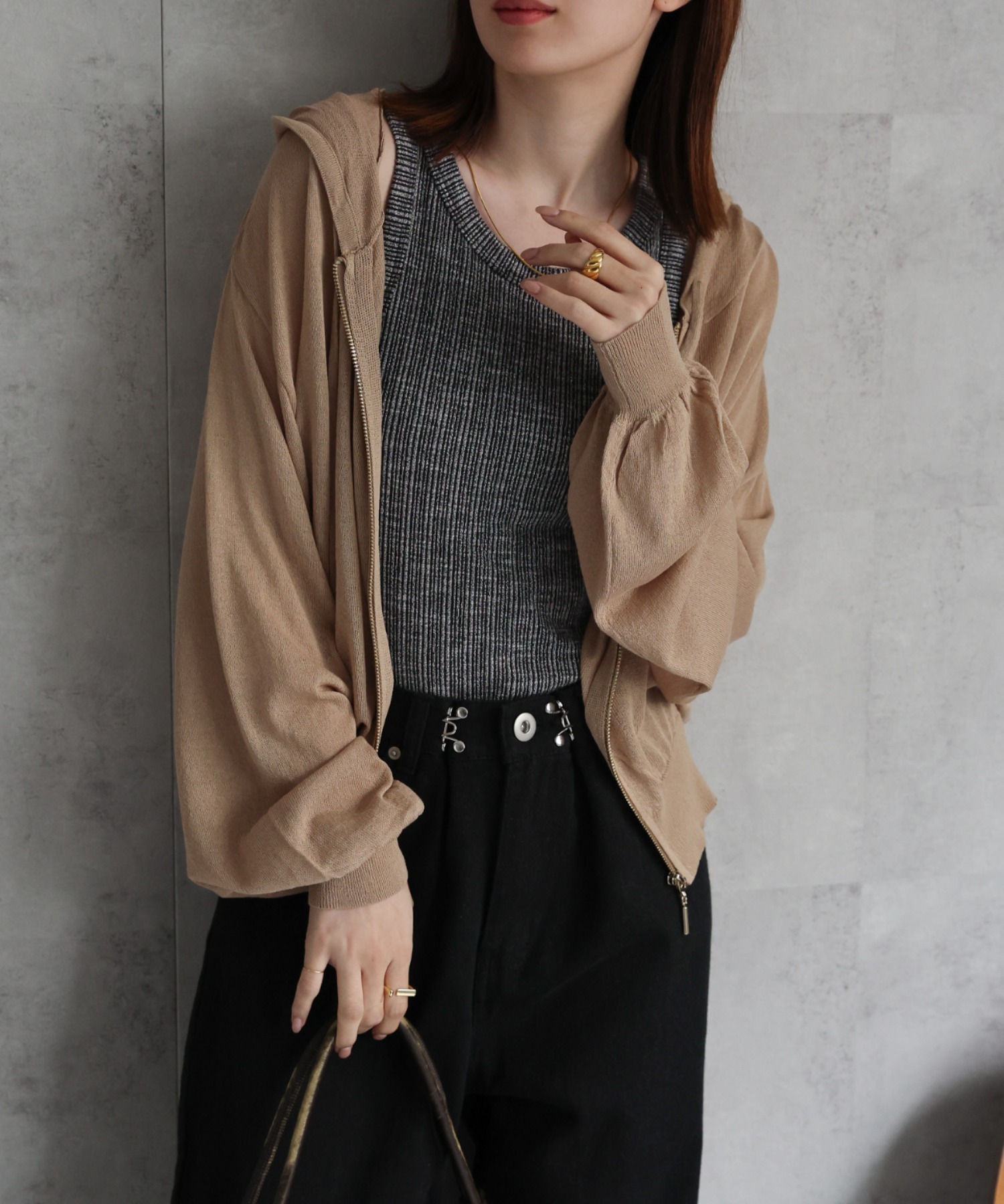 model：162㎝着用サイズ：F