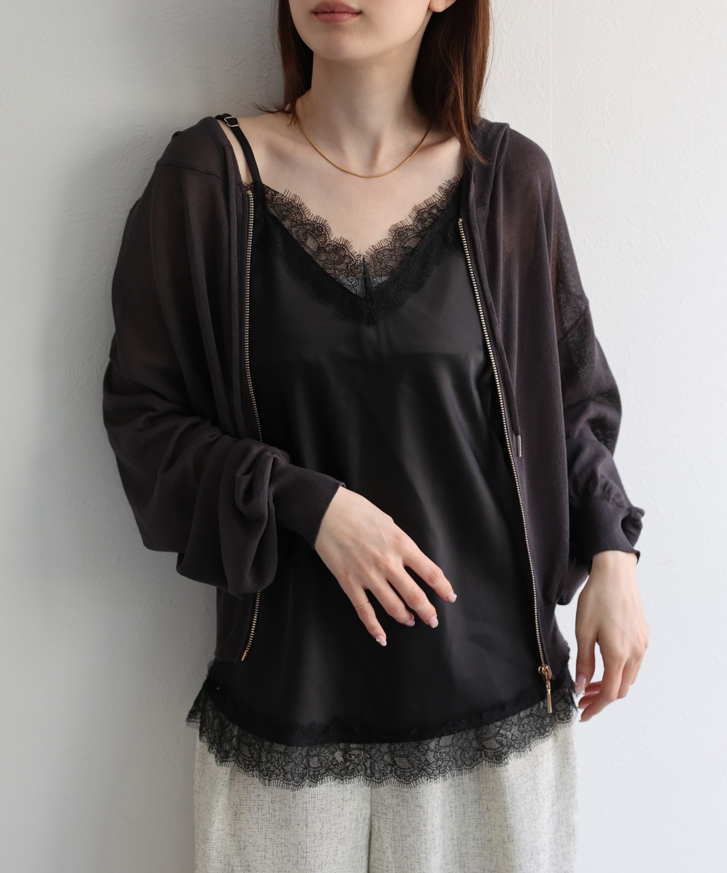 model：162㎝着用サイズ：F