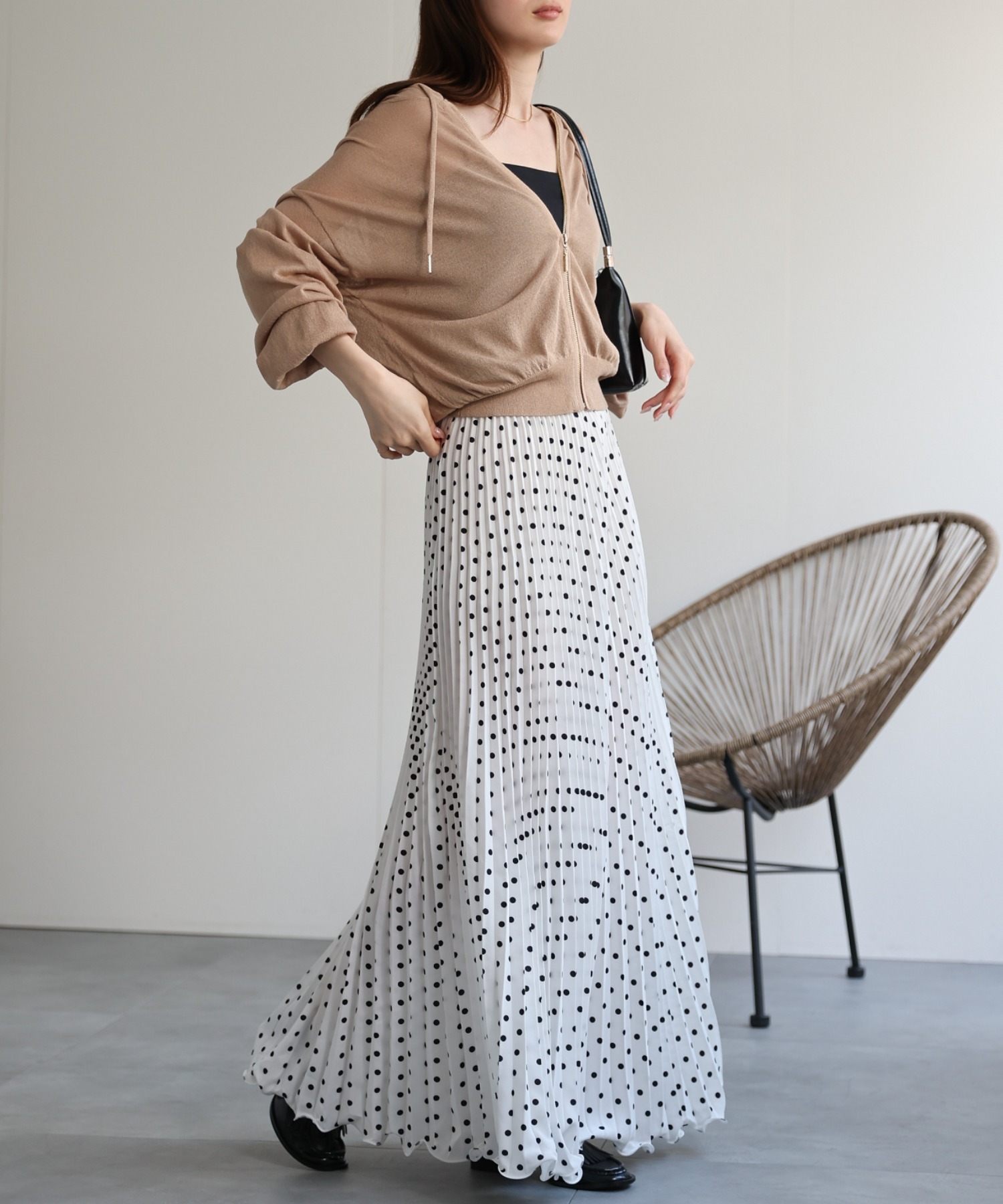 model：162㎝着用サイズ：F