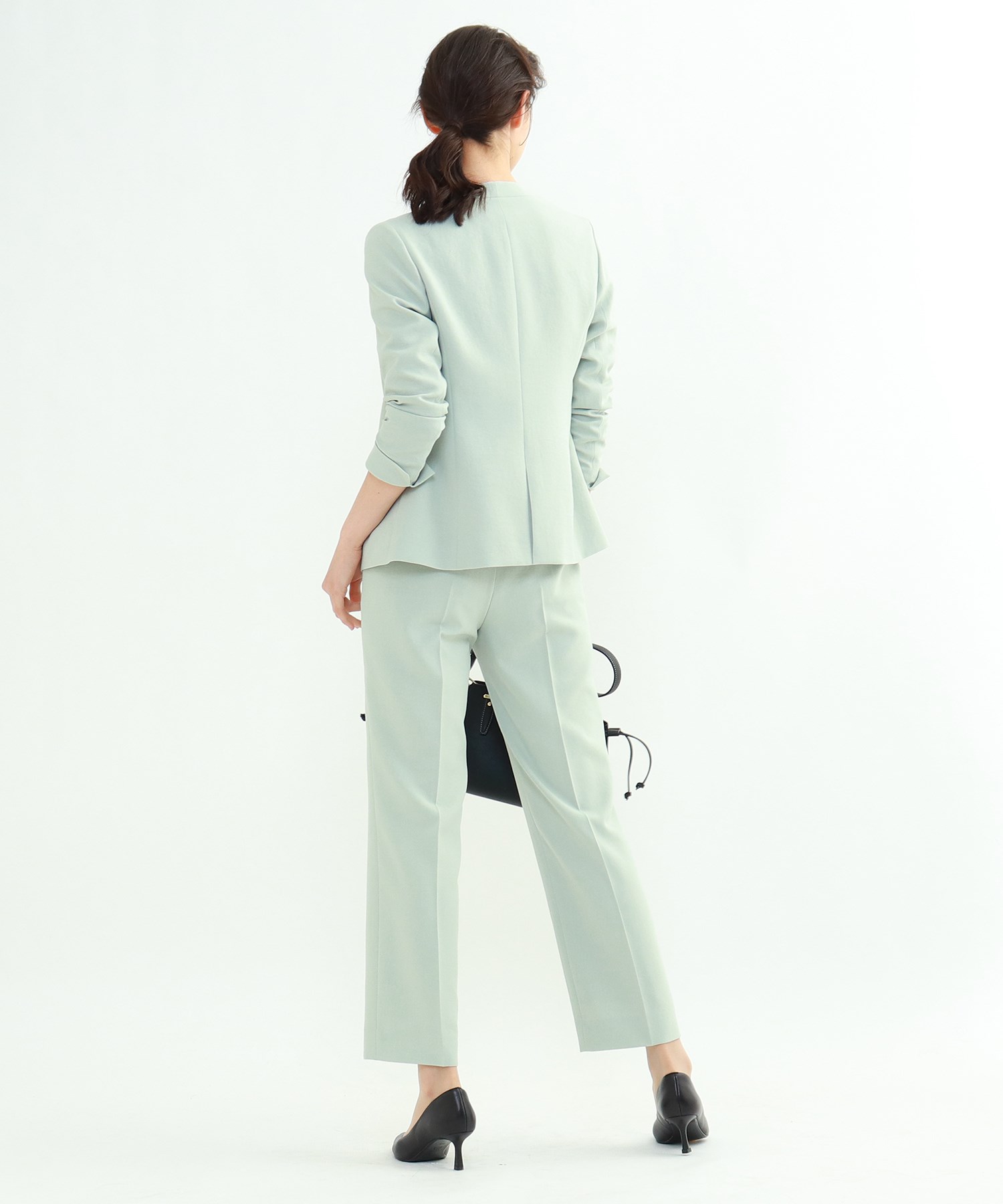 トです ナチュリーツイルストレートパンツ スーツパンツ Indivi インディヴィ のファッション通販 スーツパン Bookland Ge