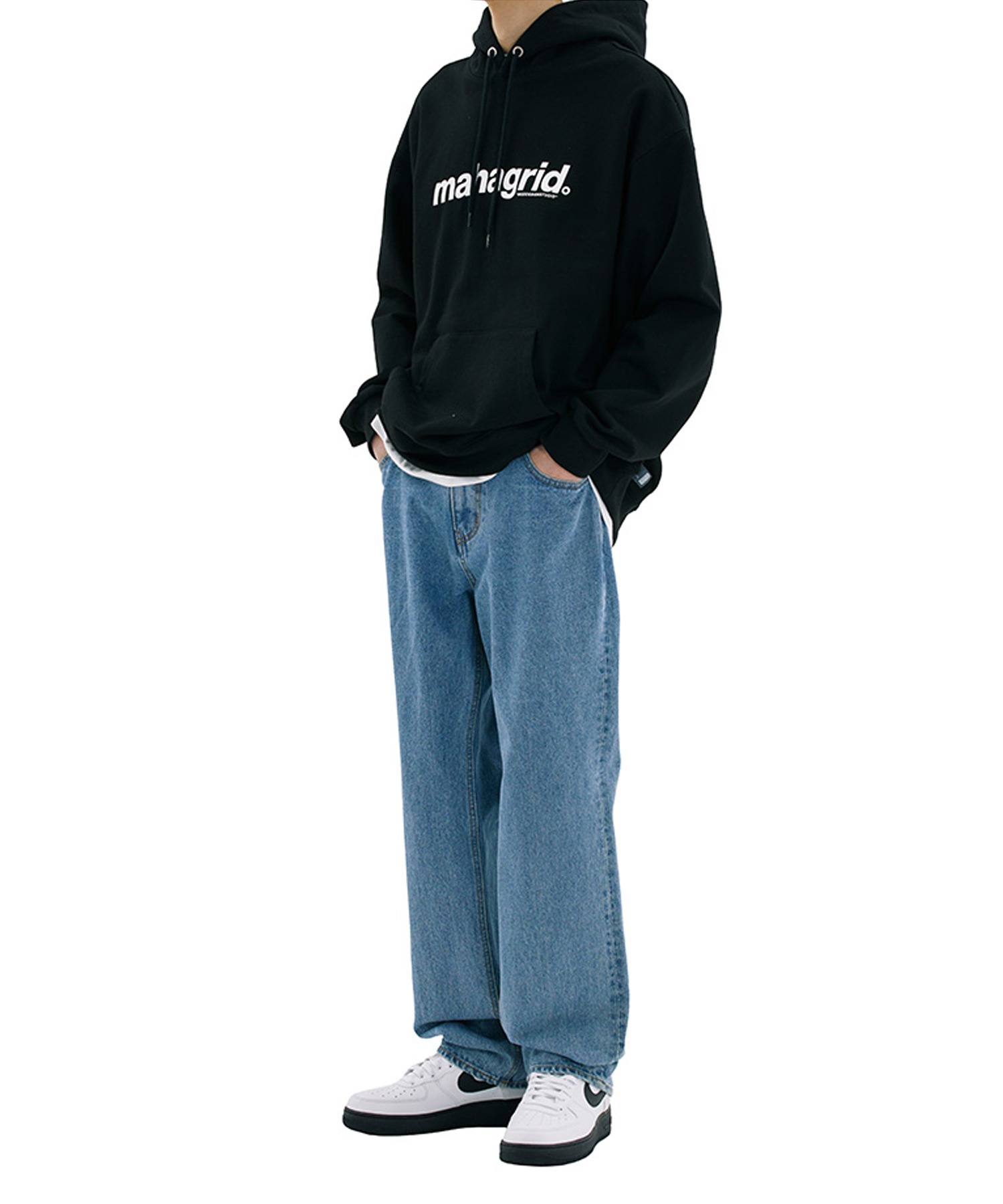 mahagrid/マハグリッド』BASIC LOGO HOODIE/ ベーシックロゴプル