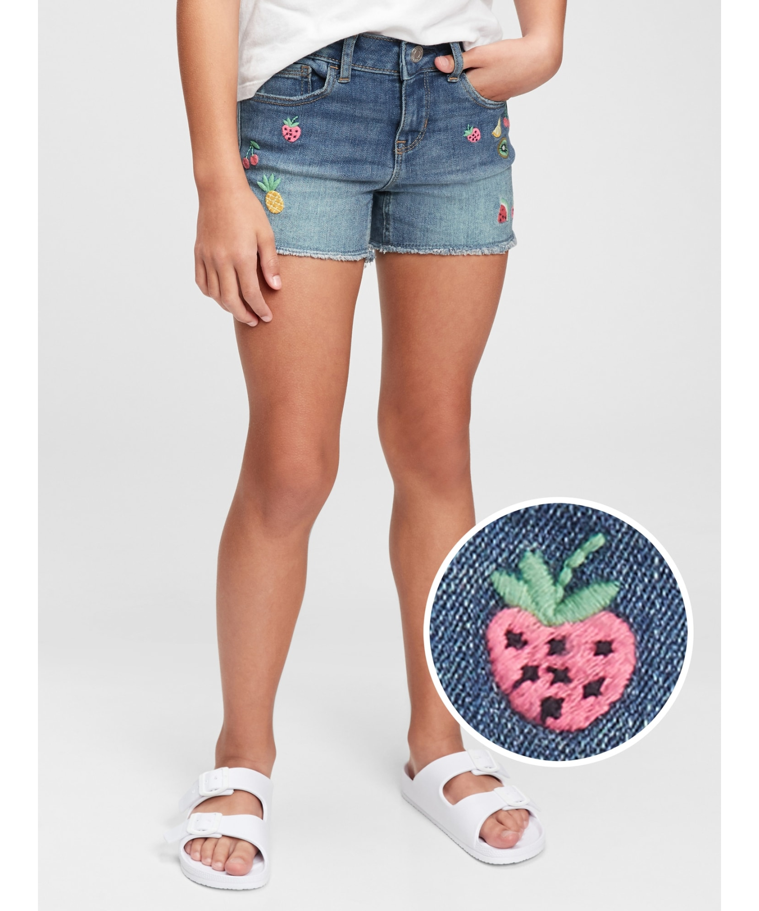 デニム ストレッチ 新品 ショートパンツ キッズ