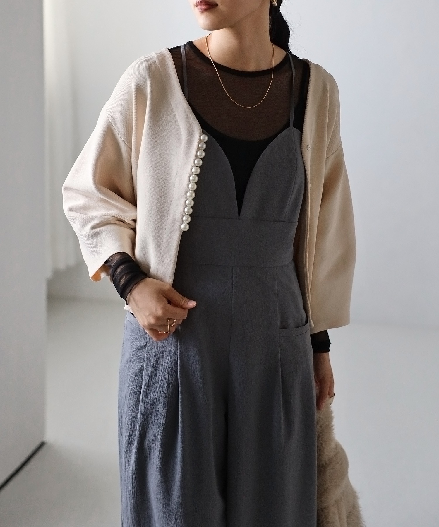 model：H162 着用サイズ：FREE