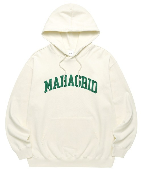 mahagrid/マハグリッド』VARSITY LOGO HOODIE/バーシティーロゴ プル