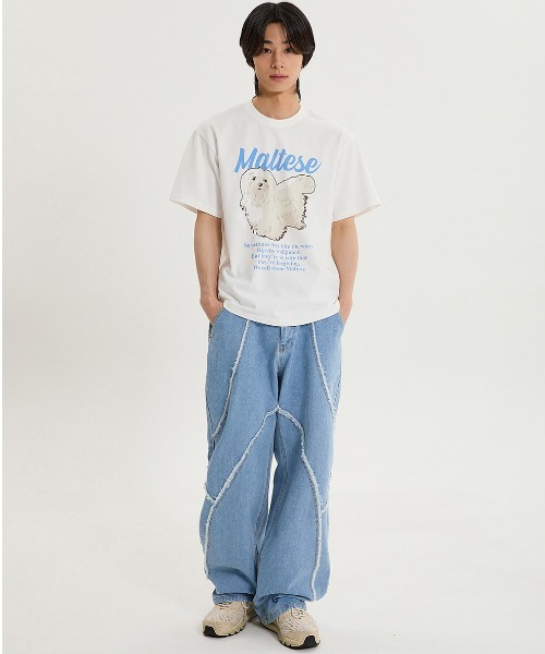 【送料0円】 A'GEM/9 × .kom 『WaiKei/ワイケイ』 Maltese illustration half その他