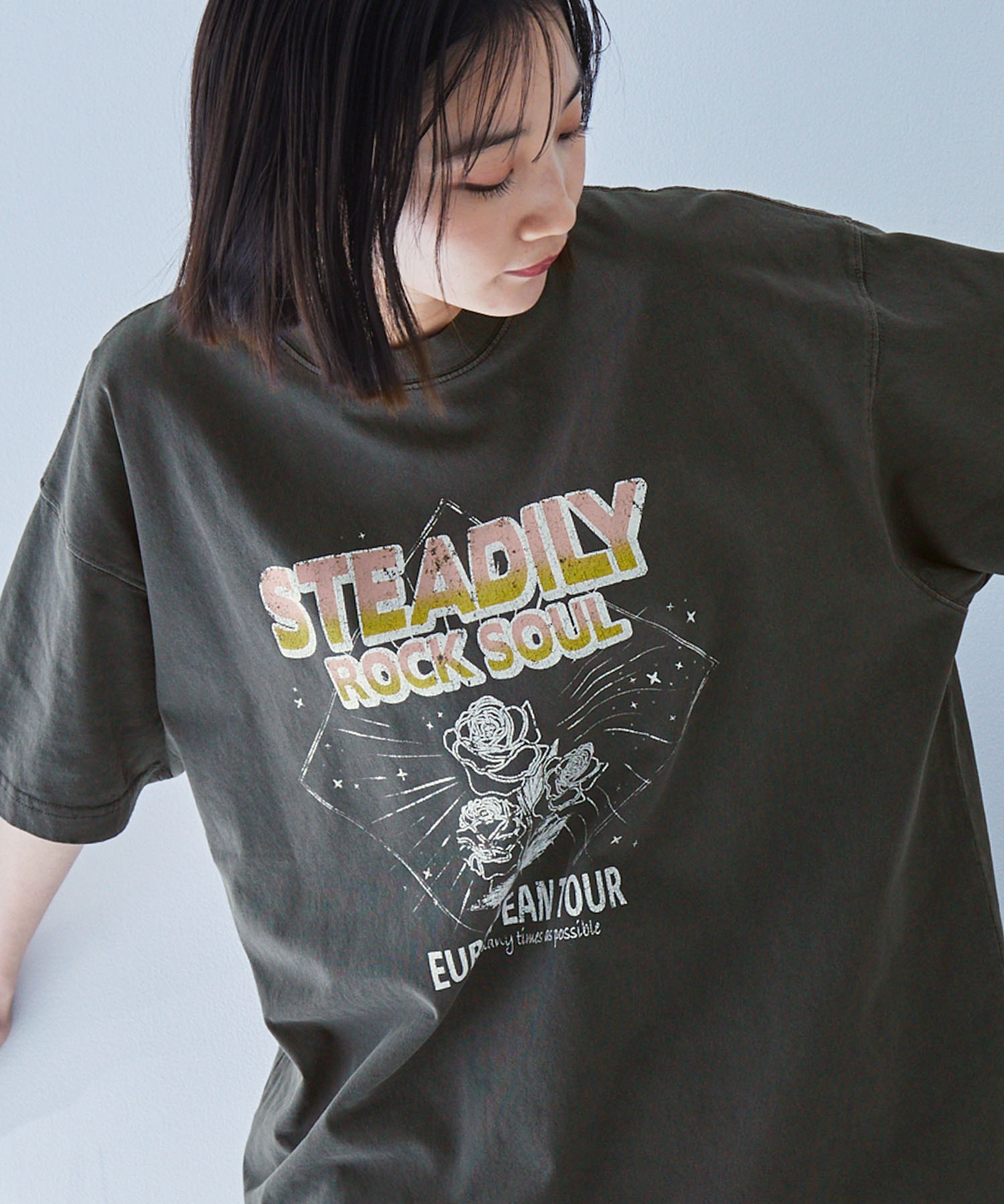 TMart☆さま専用 ヴィンテージ加工ツアーグラフィックデザイン オーバーサイズ