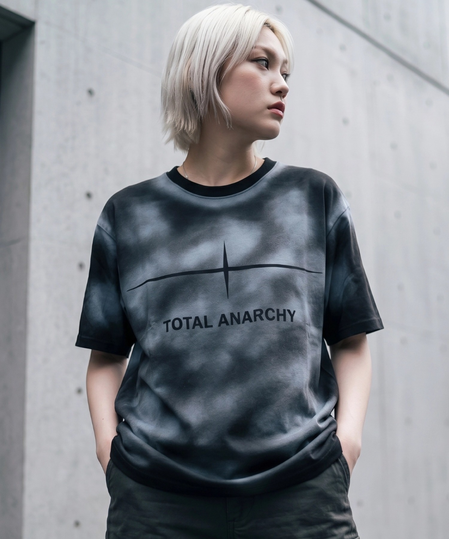 A'GEM/9 × .kom 『A'gem/エージェム』タイダイプリントTシャツ A'gem