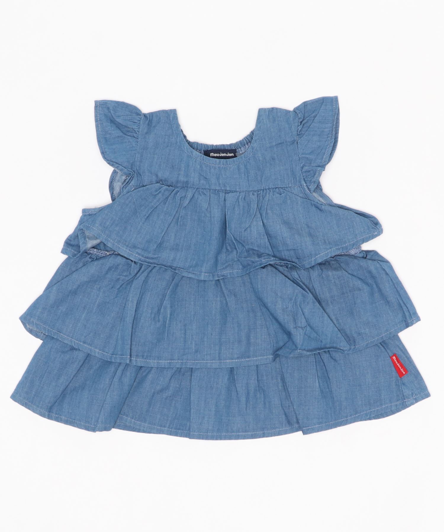 布帛素材込ティアードブラウス Freshbaazaar Com