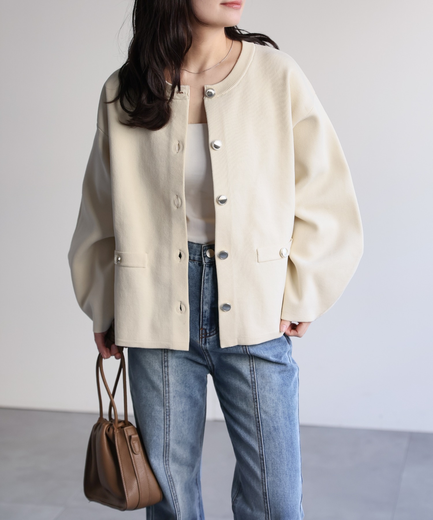 model：156cm 着用サイズ：FREE