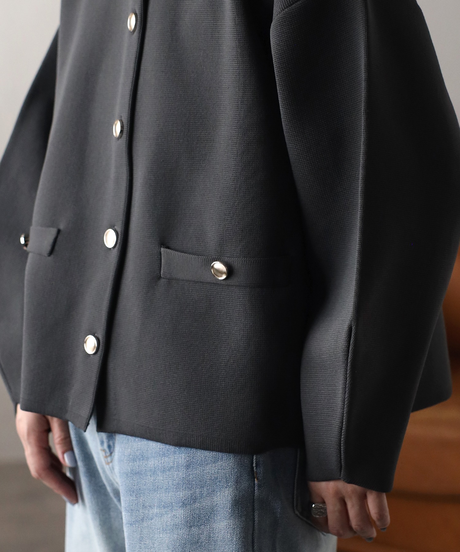 model:162㎝　着用サイズFREE