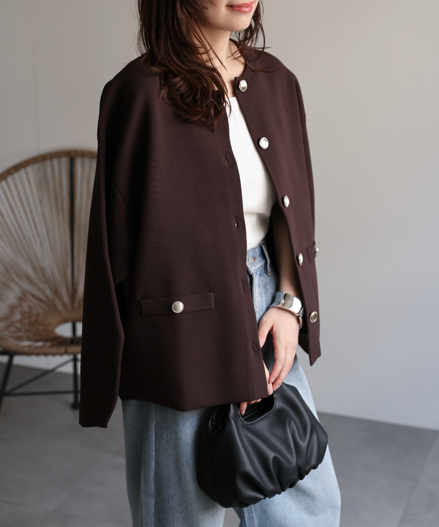 model：156cm 着用サイズ：FREE