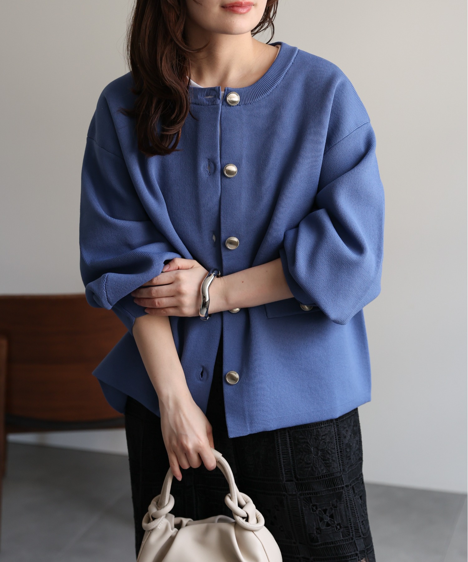 model：156cm 着用サイズ：FREE