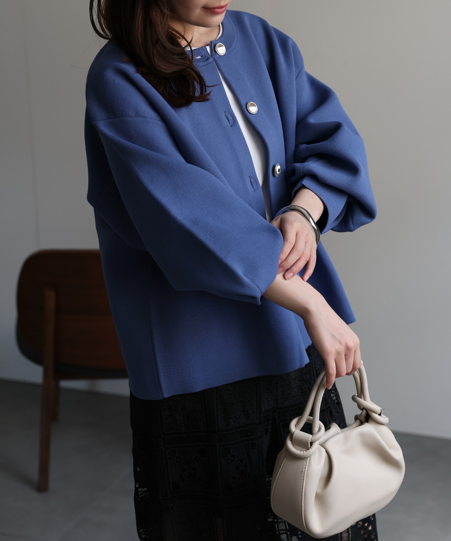 model：156cm 着用サイズ：FREE