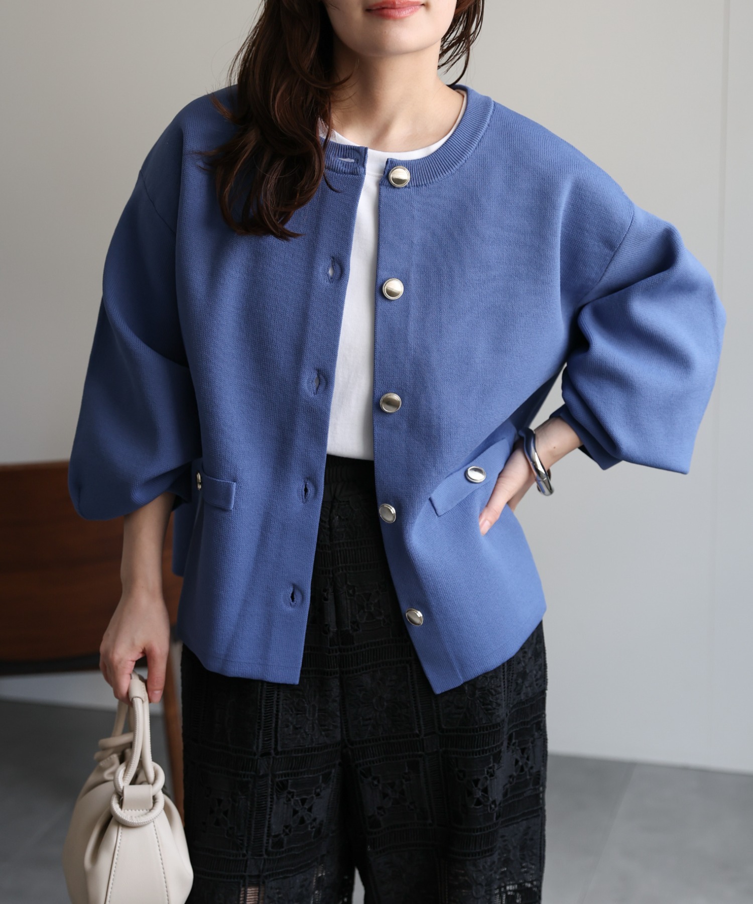 model：156cm 着用サイズ：FREE
