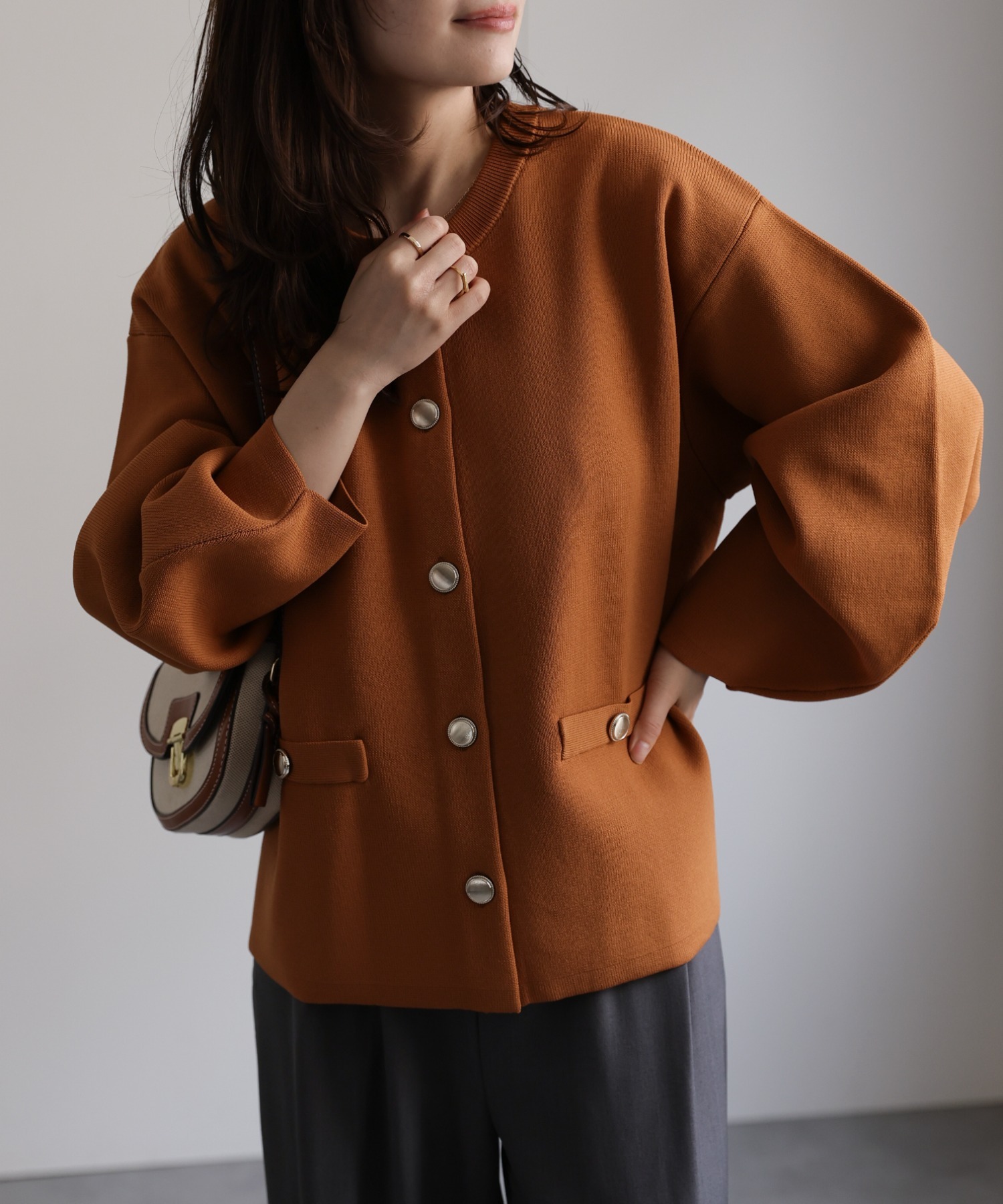 model：156cm 着用サイズ：FREE