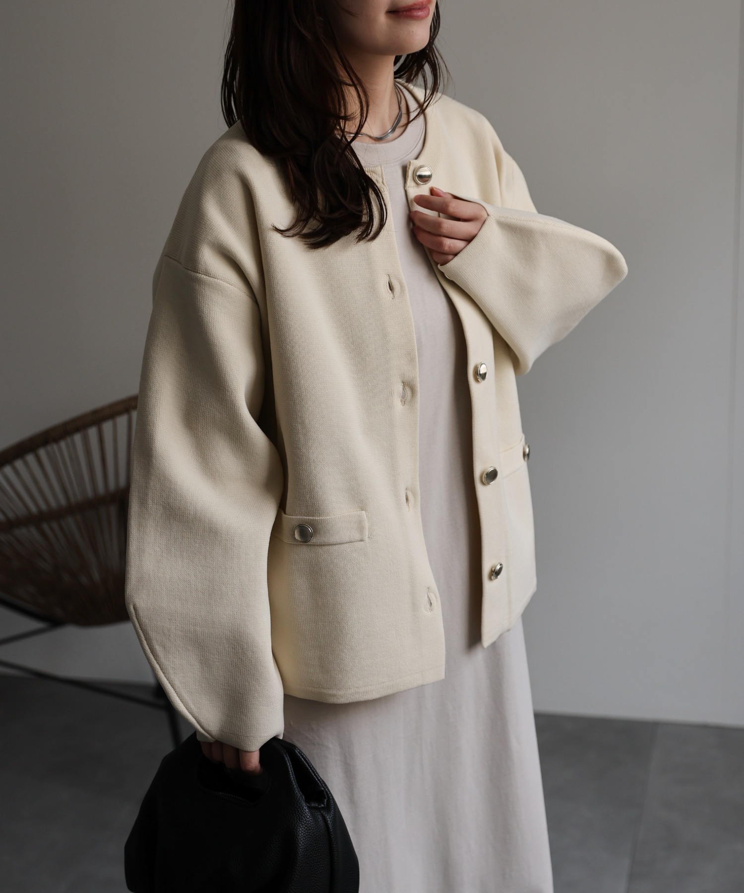 model：156cm 着用サイズ：FREE