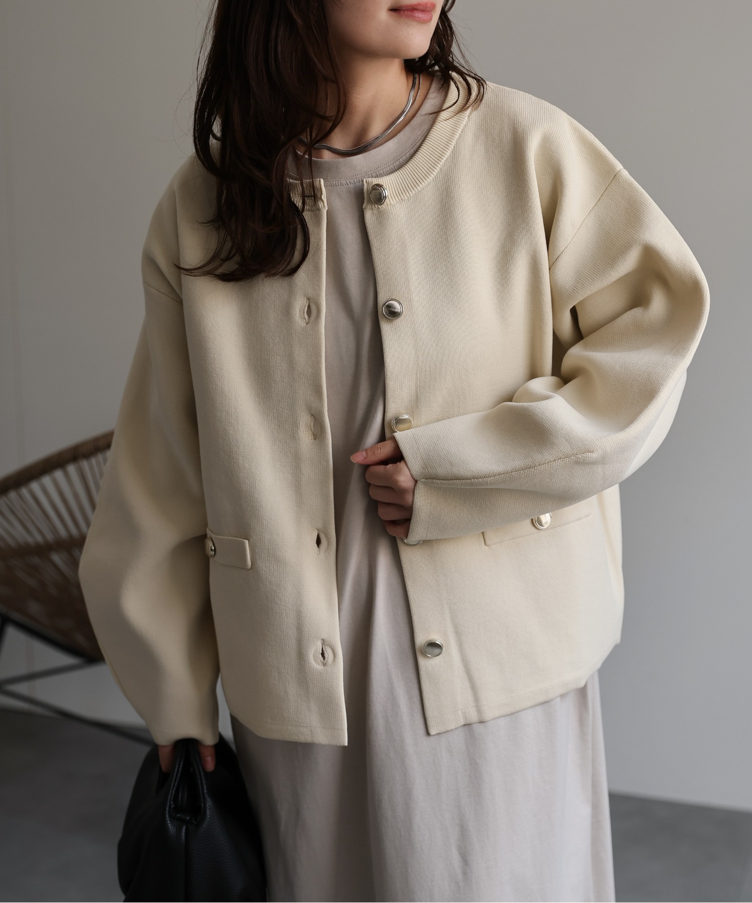 model：156cm 着用サイズ：FREE