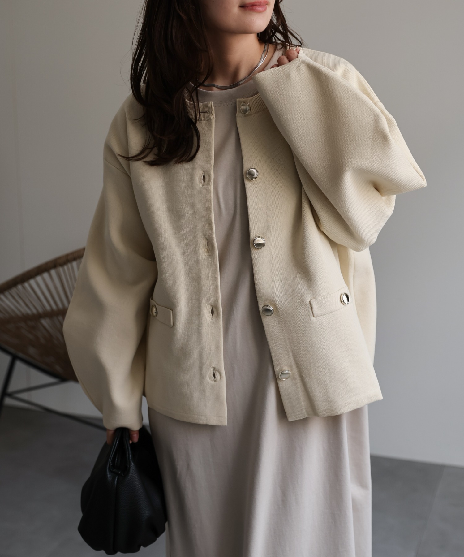 model：156cm 着用サイズ：FREE