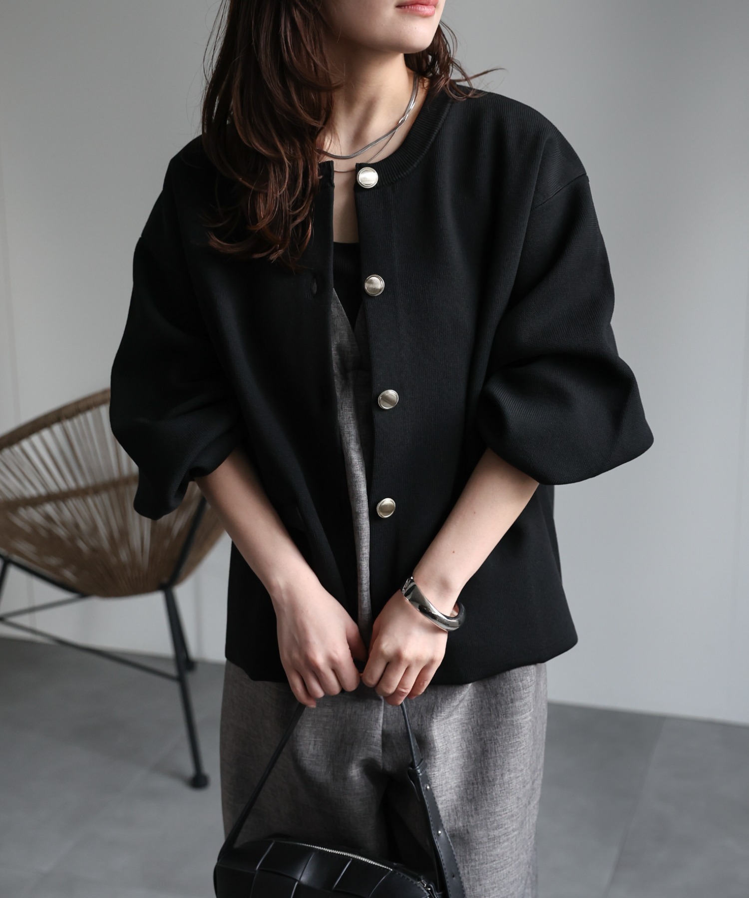 model：156cm 着用サイズ：FREE