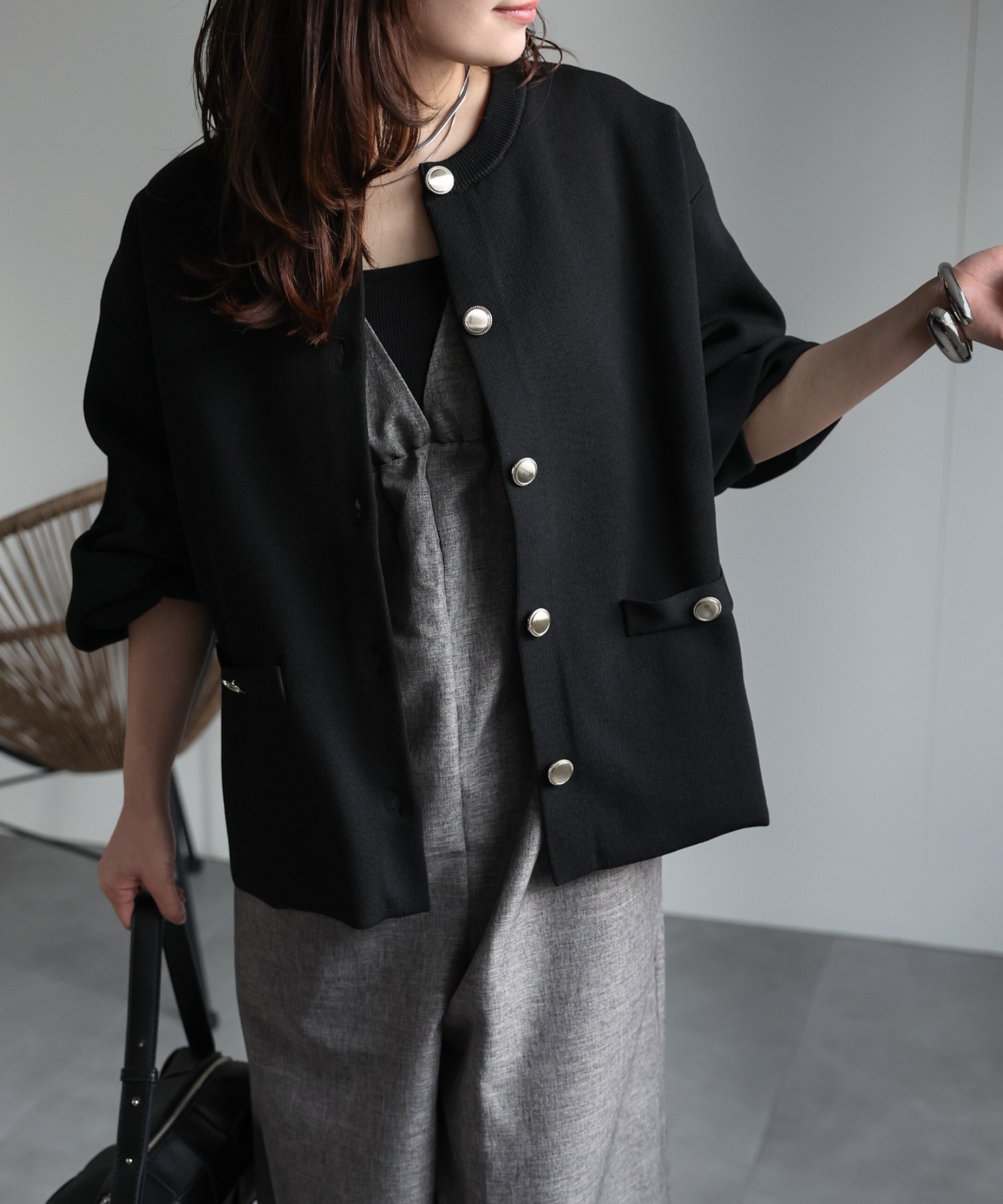 model：156cm 着用サイズ：FREE