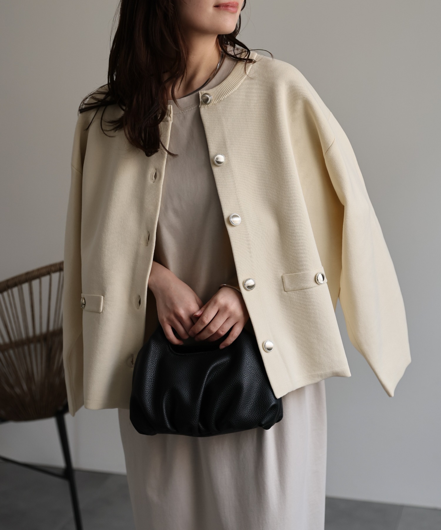 model：156cm 着用サイズ：FREE