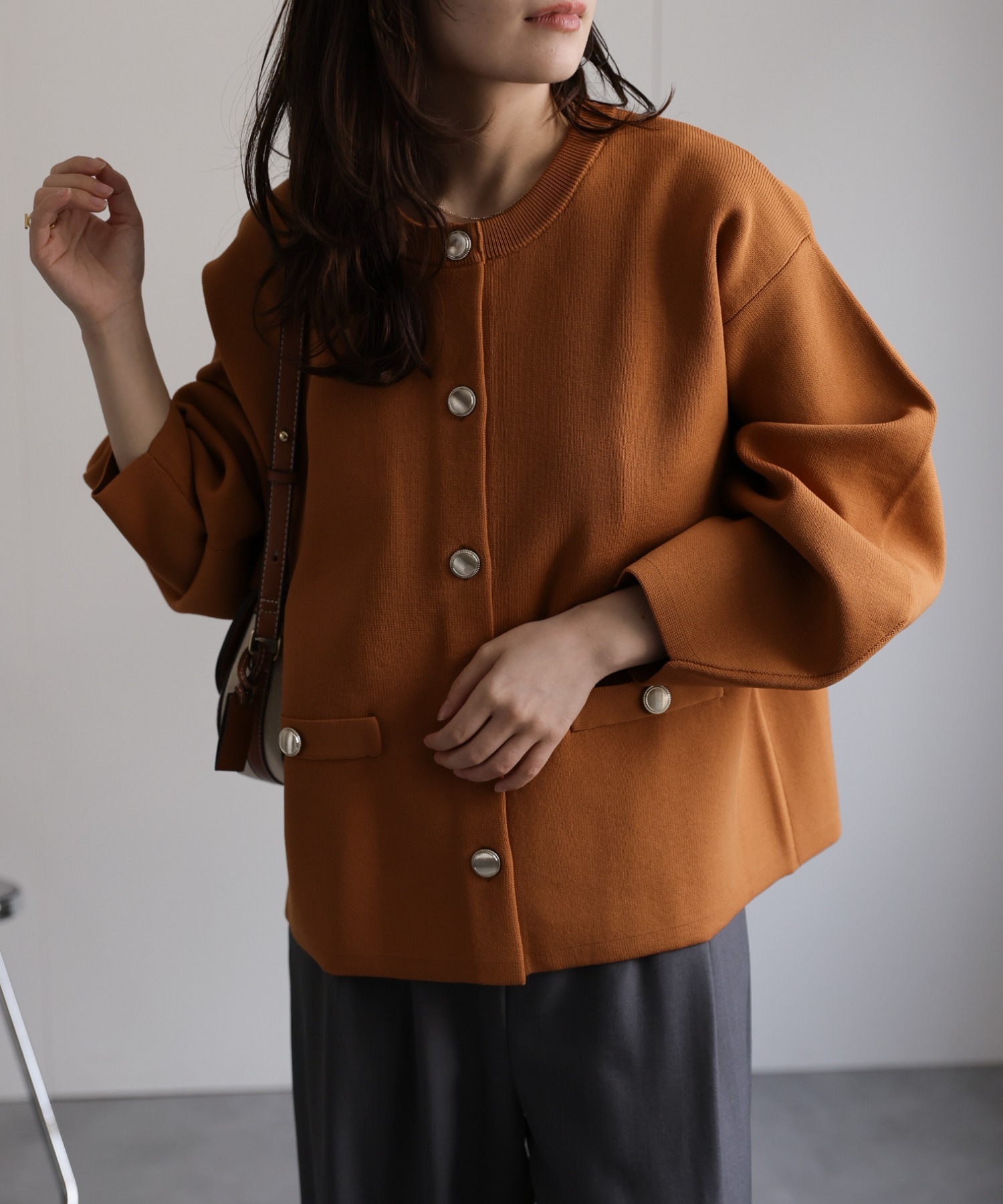 model：156cm 着用サイズ：FREE
