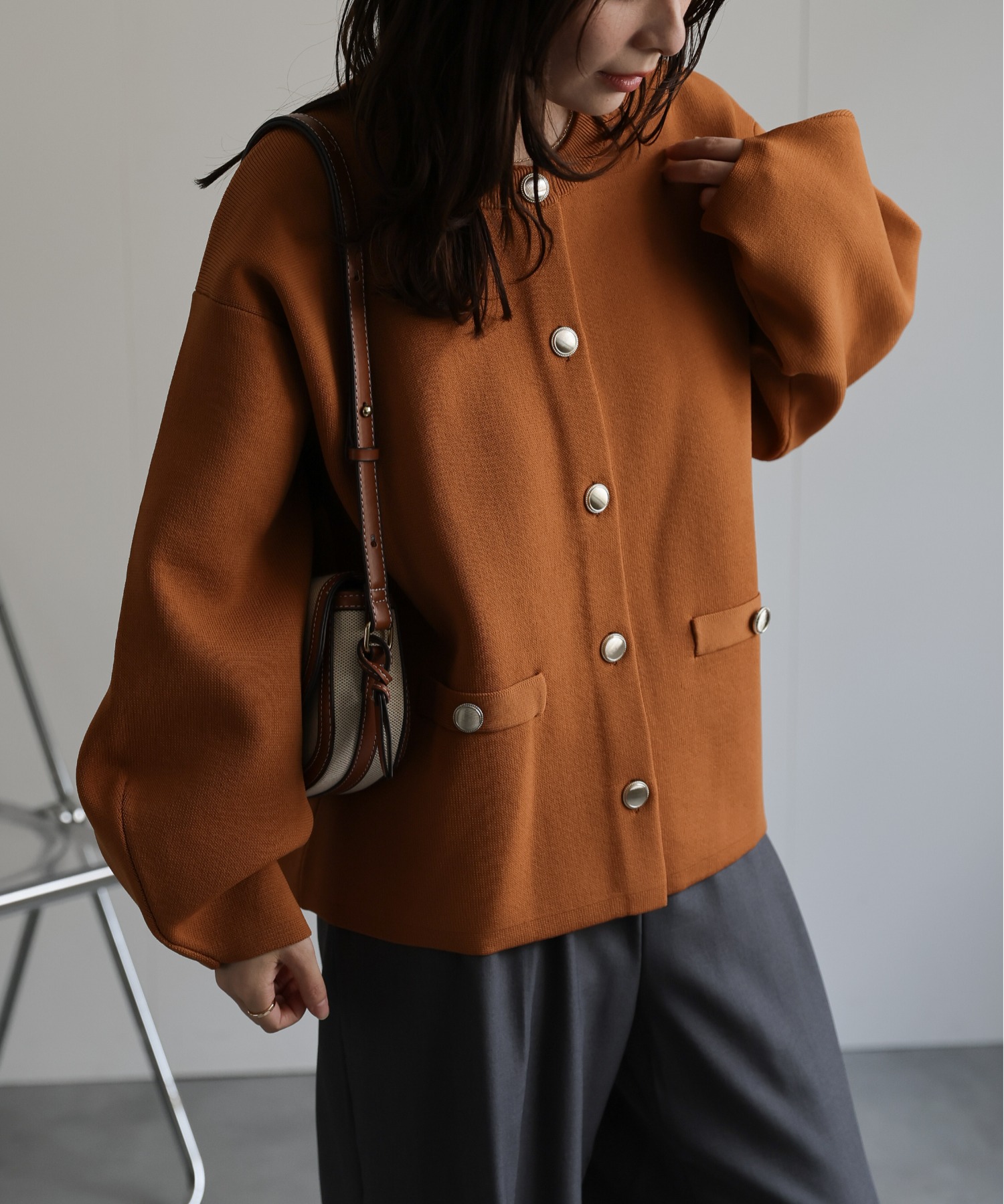 model：156cm 着用サイズ：FREE