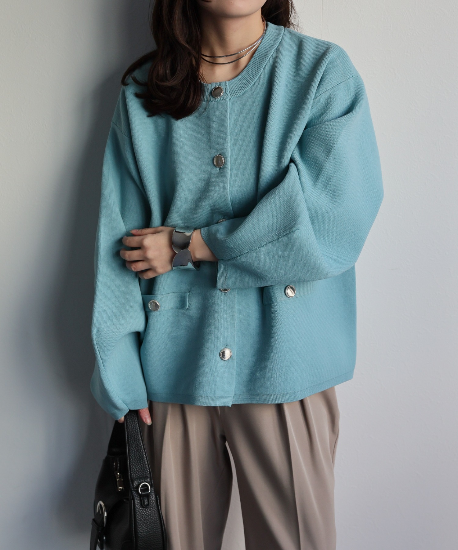 model：156cm 着用サイズ：FREE