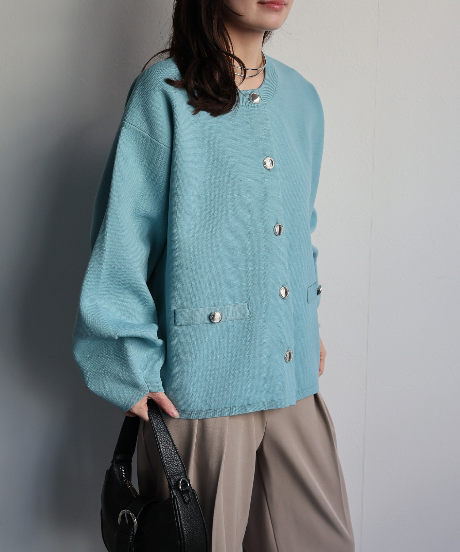 model：156cm 着用サイズ：FREE