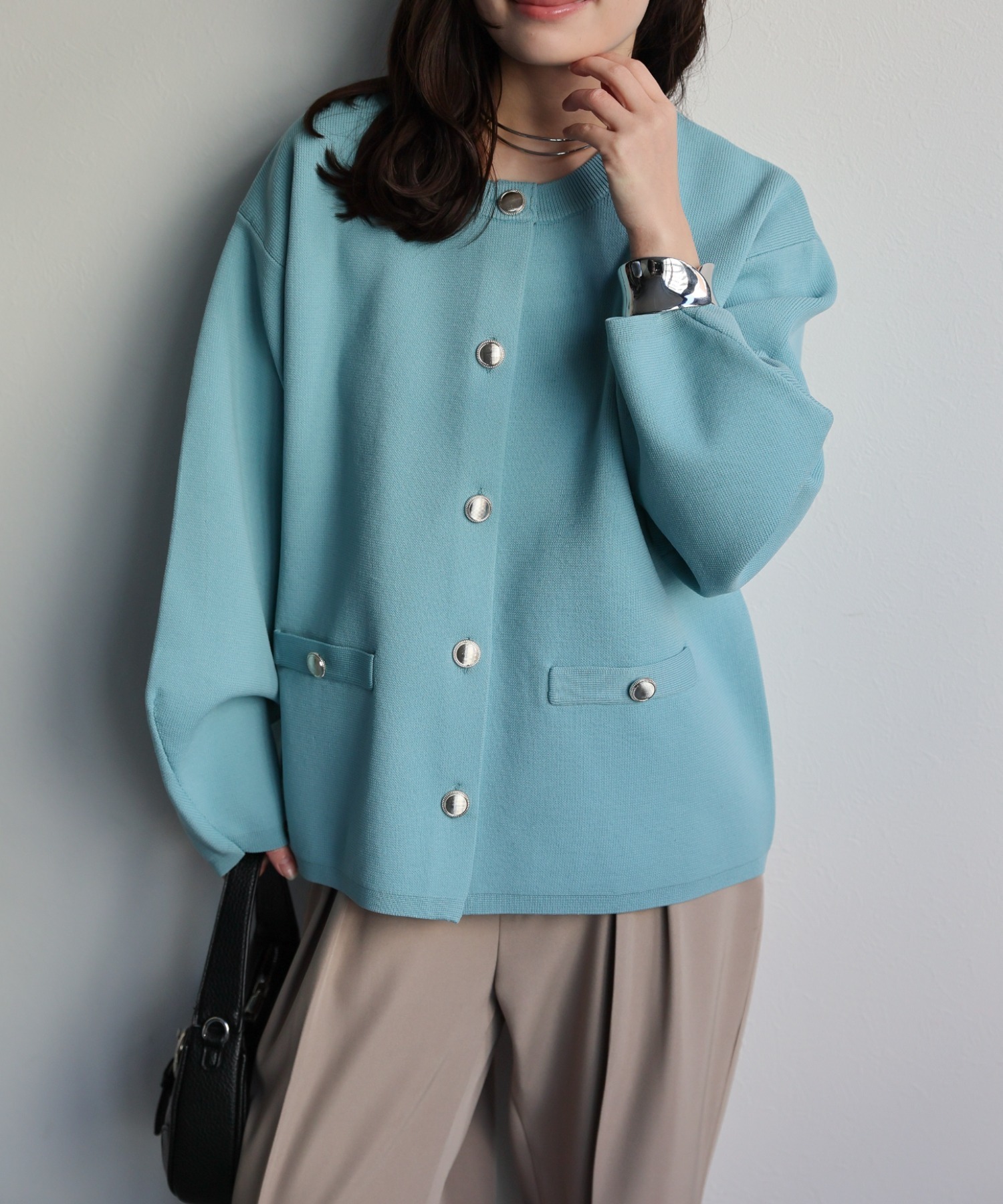 model：156cm 着用サイズ：FREE