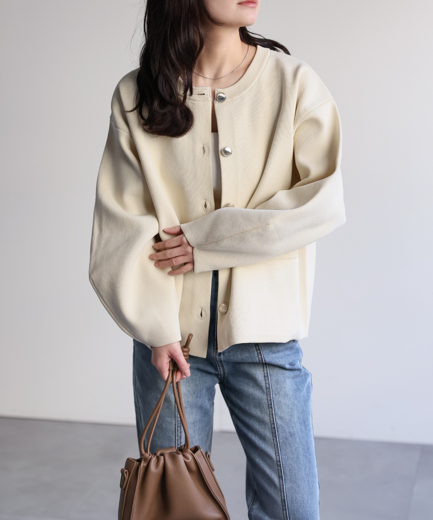 model：156cm 着用サイズ：FREE