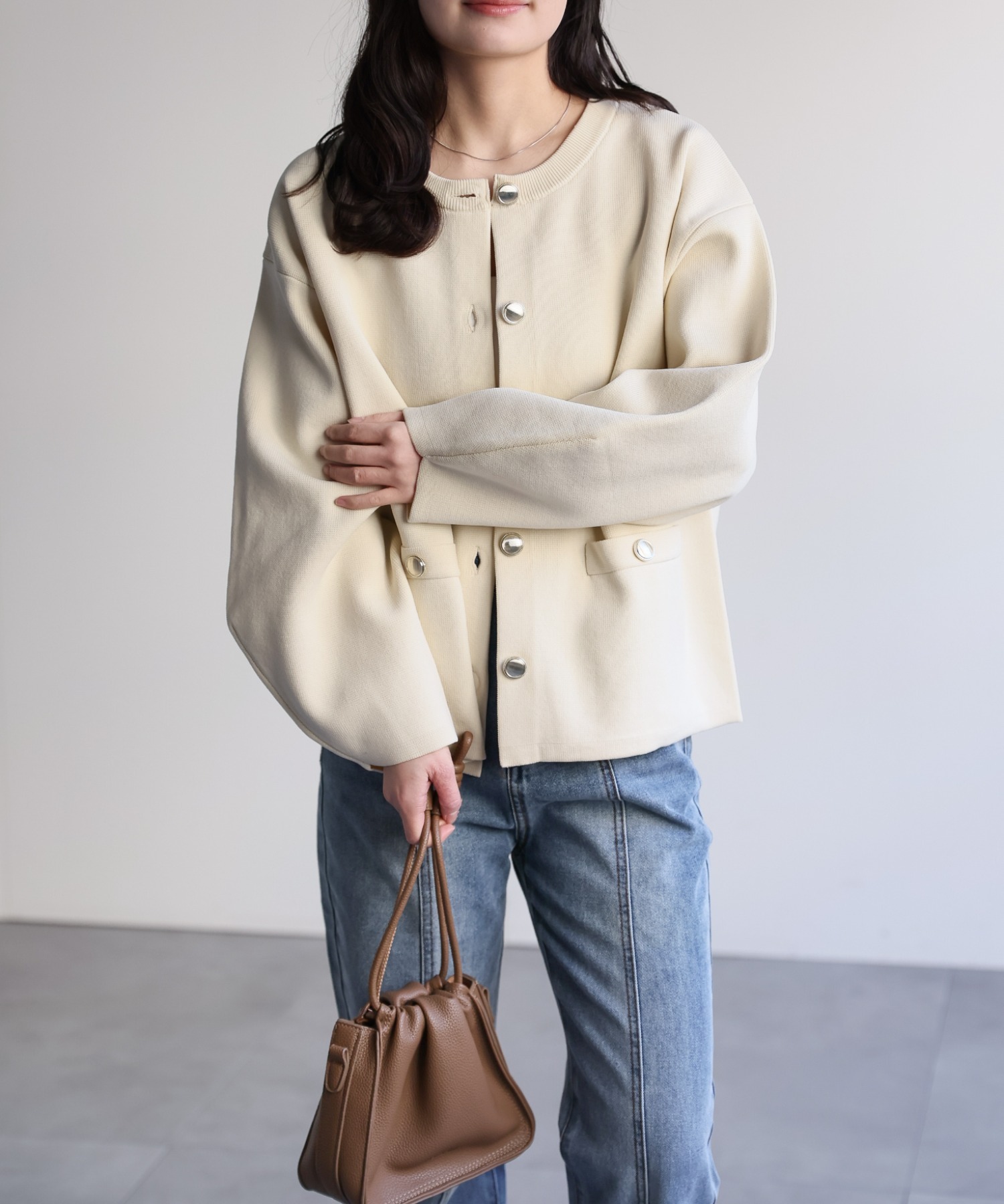 model：156cm 着用サイズ：FREE