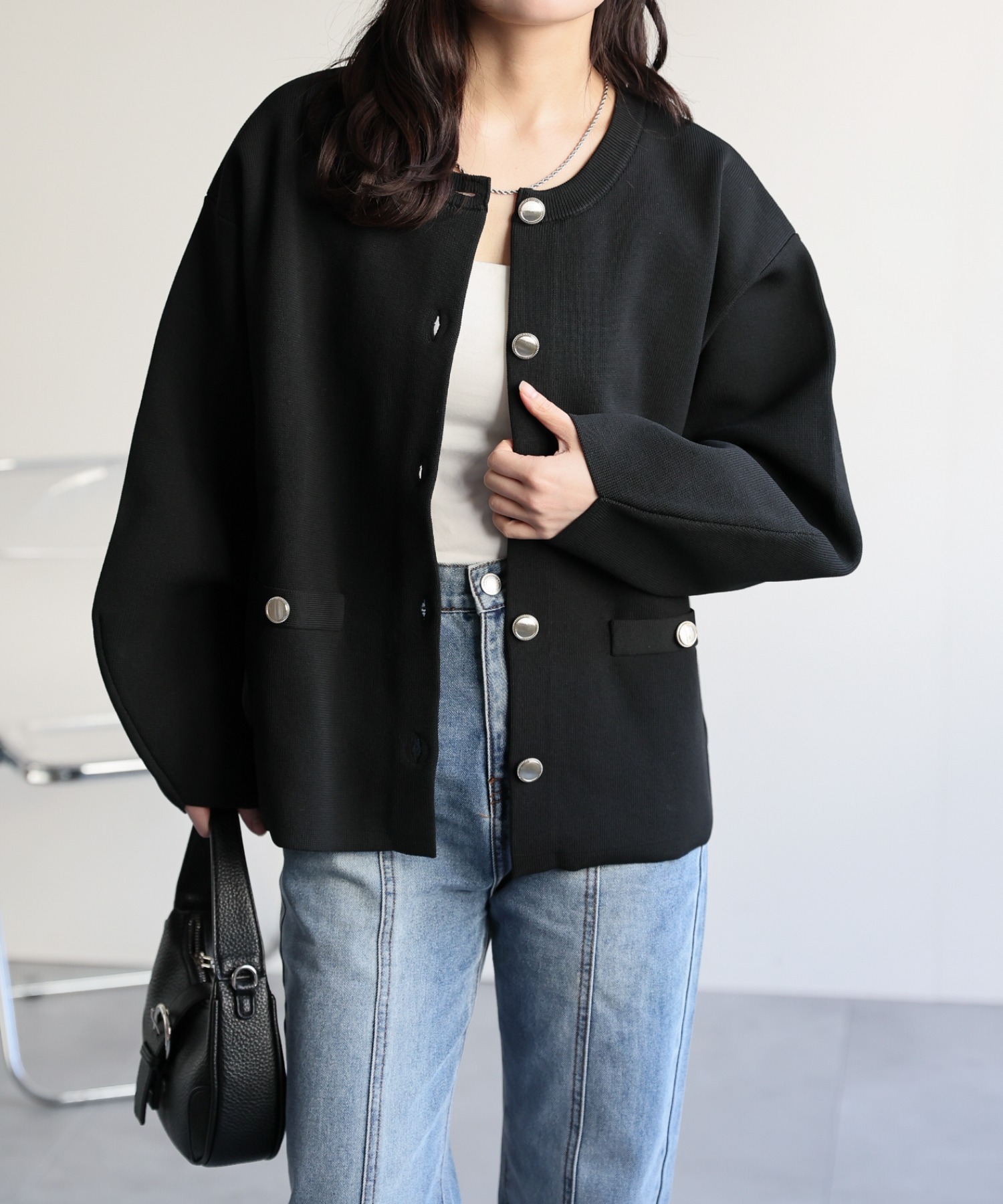 model：156cm 着用サイズ：FREE