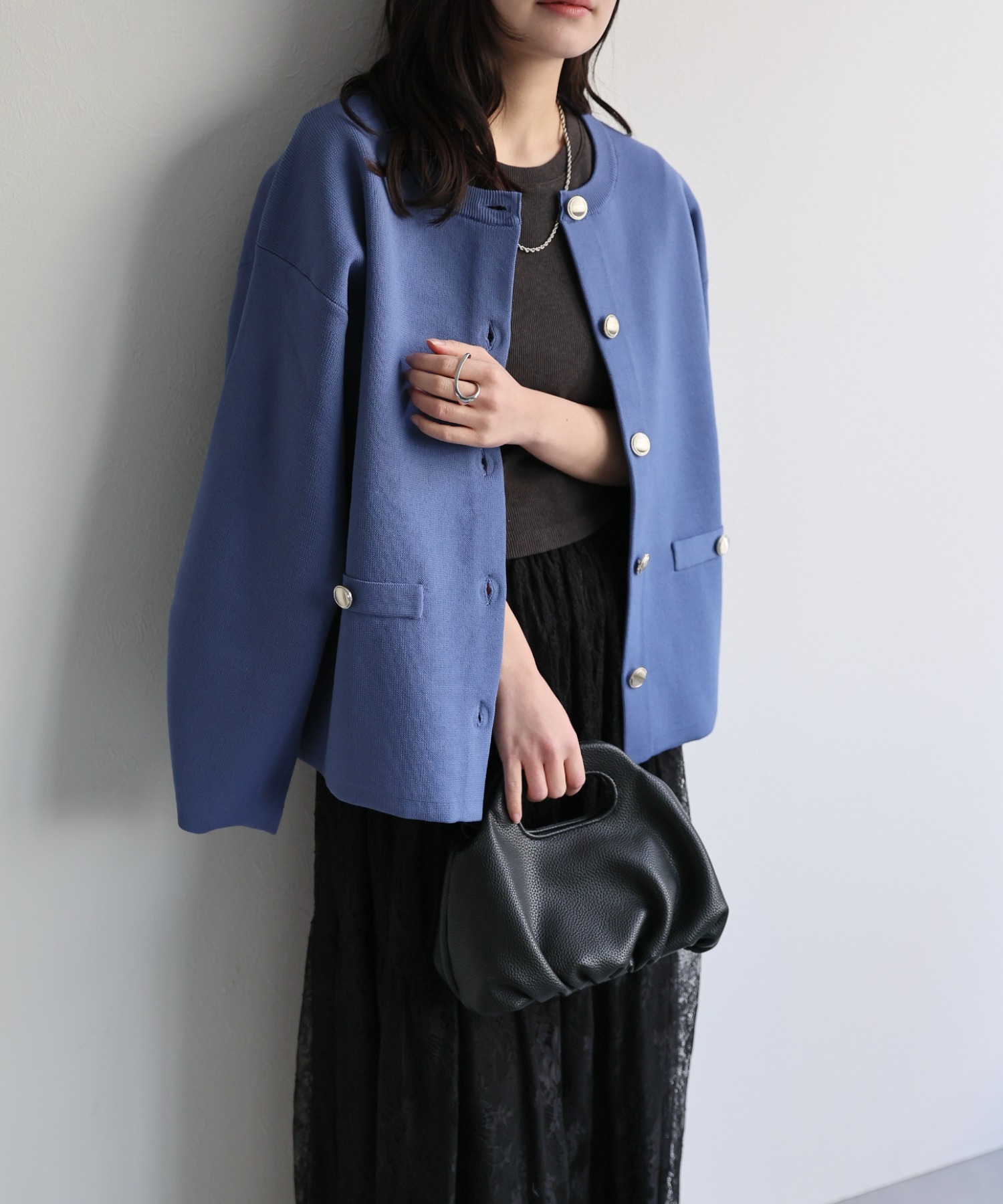 model：156cm 着用サイズ：FREE