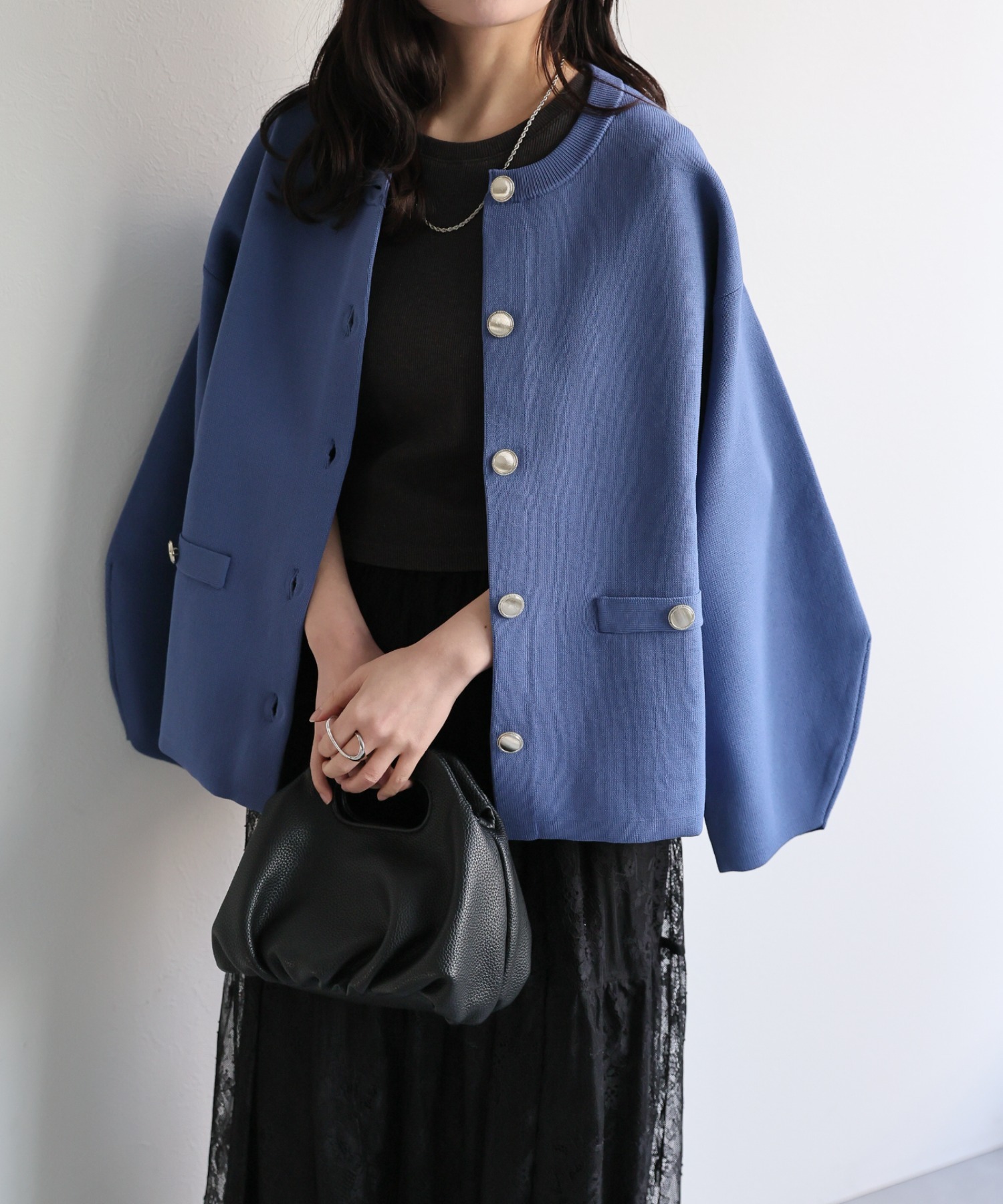 model：156cm 着用サイズ：FREE