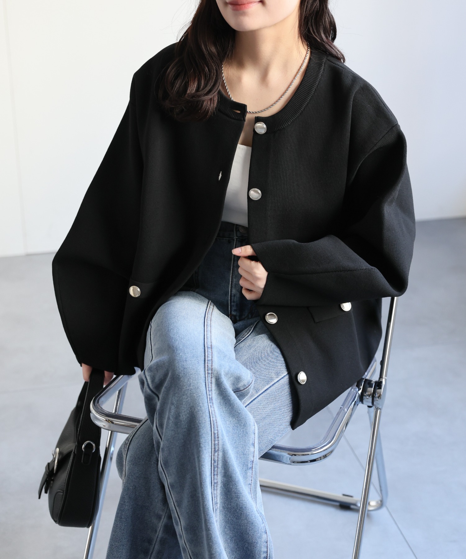model：156cm 着用サイズ：FREE