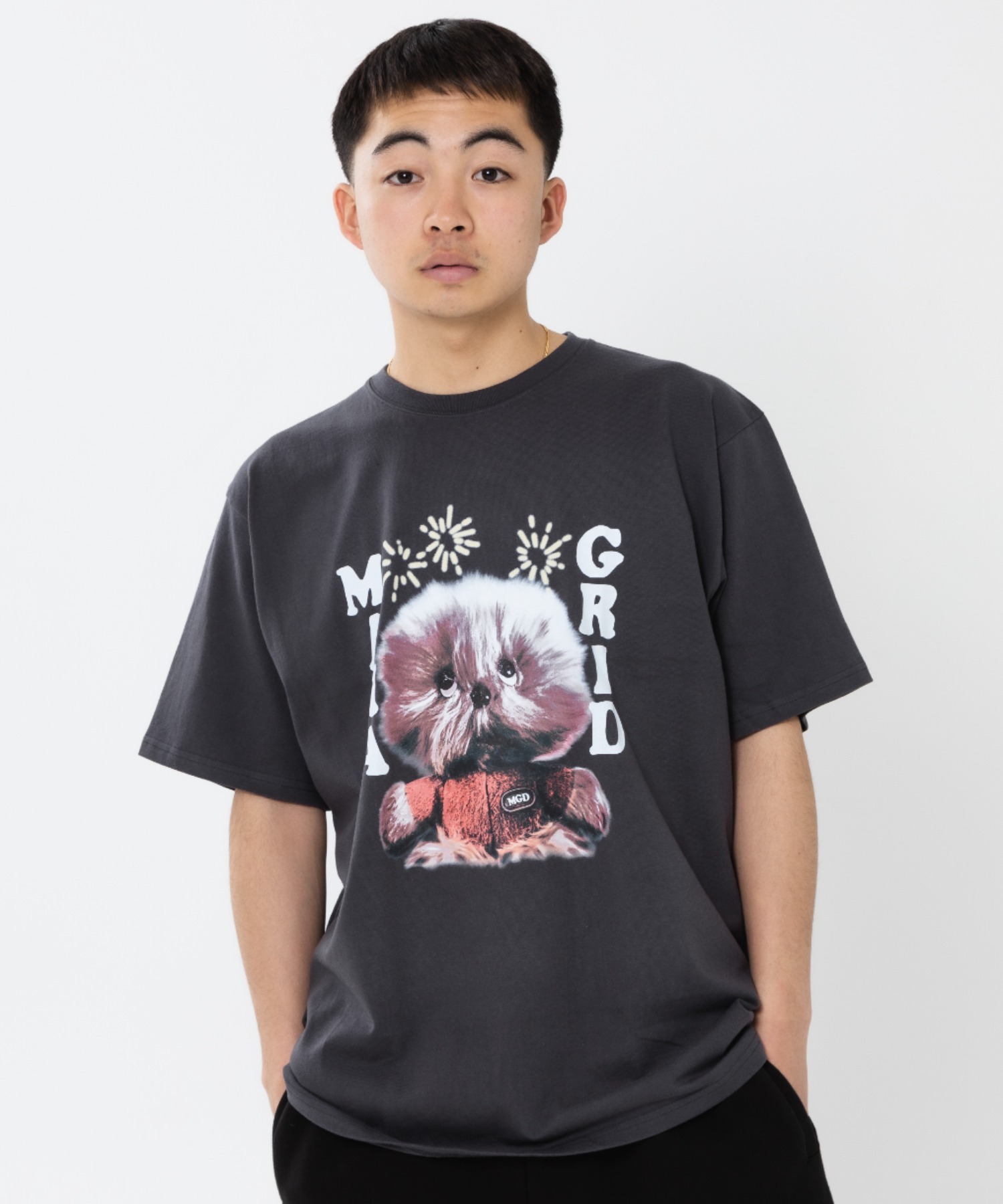mahagrid/マハグリッド』SHAGGY TOY TEE/トイ 半袖 カットソー