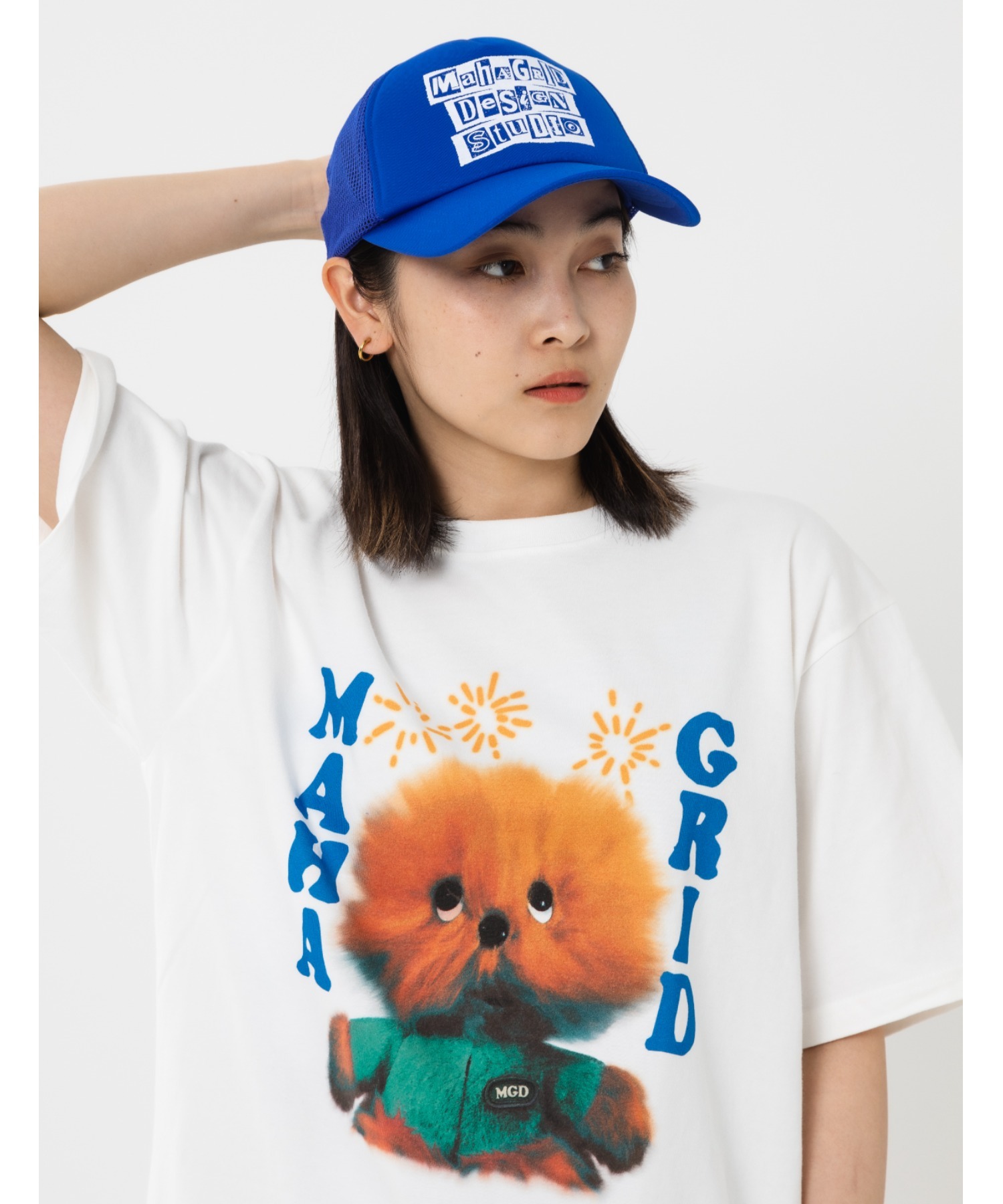 mahagrid/マハグリッド』SHAGGY TOY TEE/トイ 半袖 カットソー