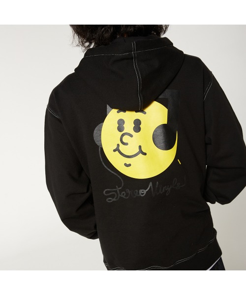 Stereo Vinyls×Sandomi Studio』Hucle Hoddie/ステッチフーディ プル