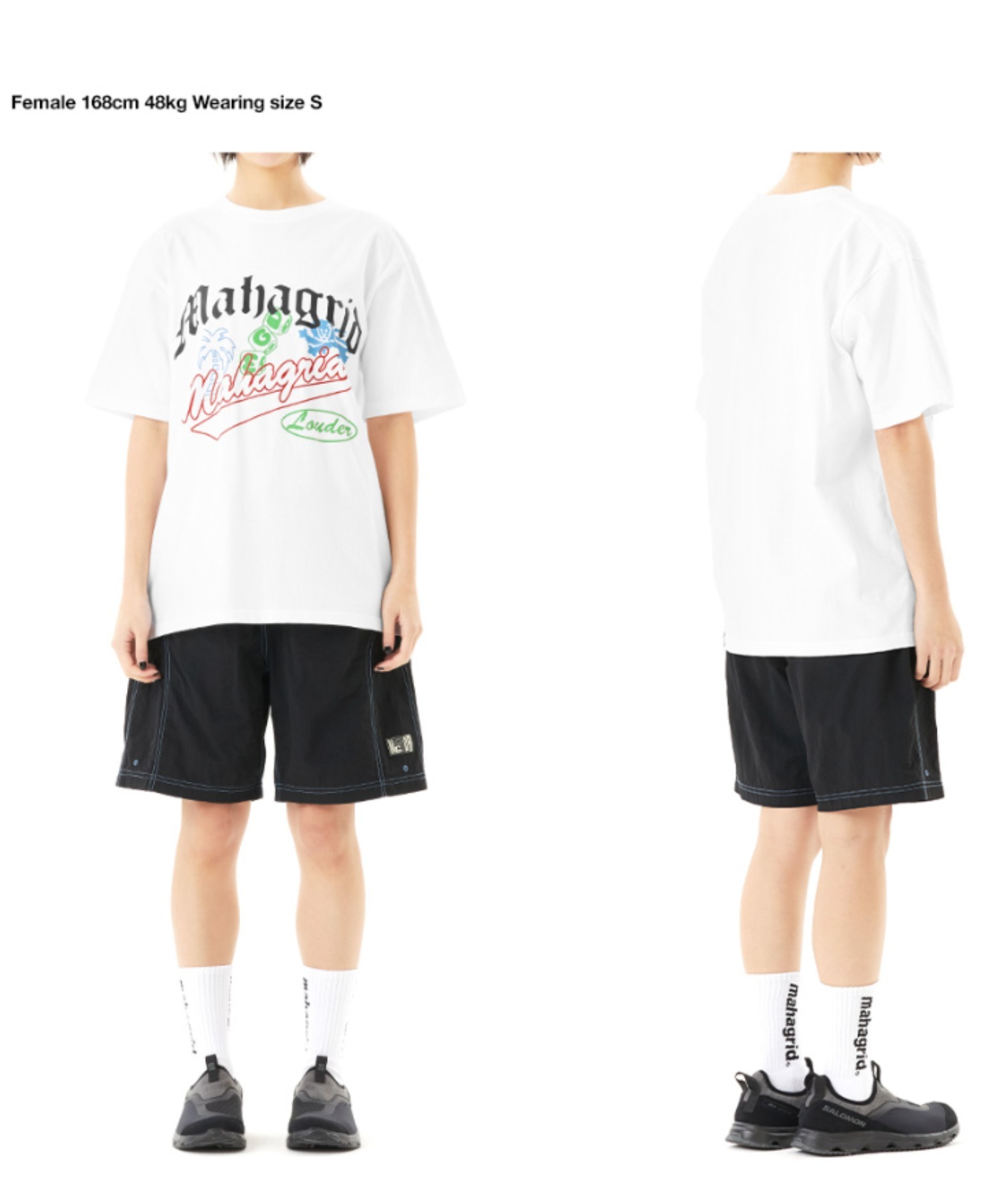 【mahagrid】23SS★ OVERLAP TEE mahagrid/マハグリッド』OVERLAP TEE/オーバーラップ 半袖