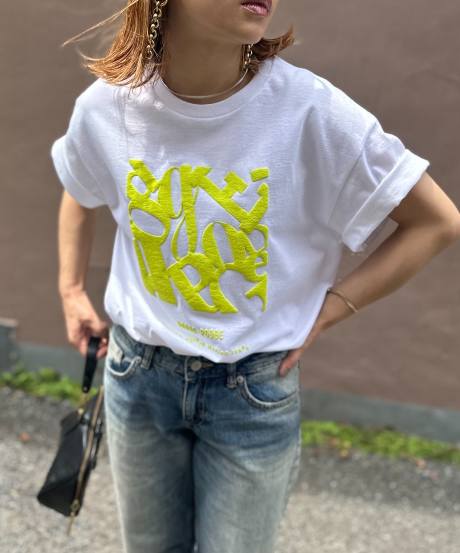 ホワイト
model:154cm 着用サイズ:Mサイズ