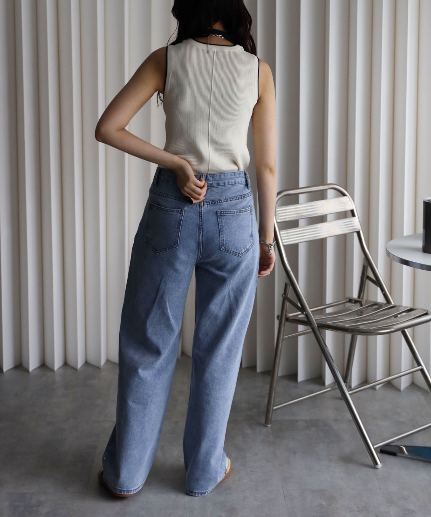 model：164cm. 着用サイズ：FREE