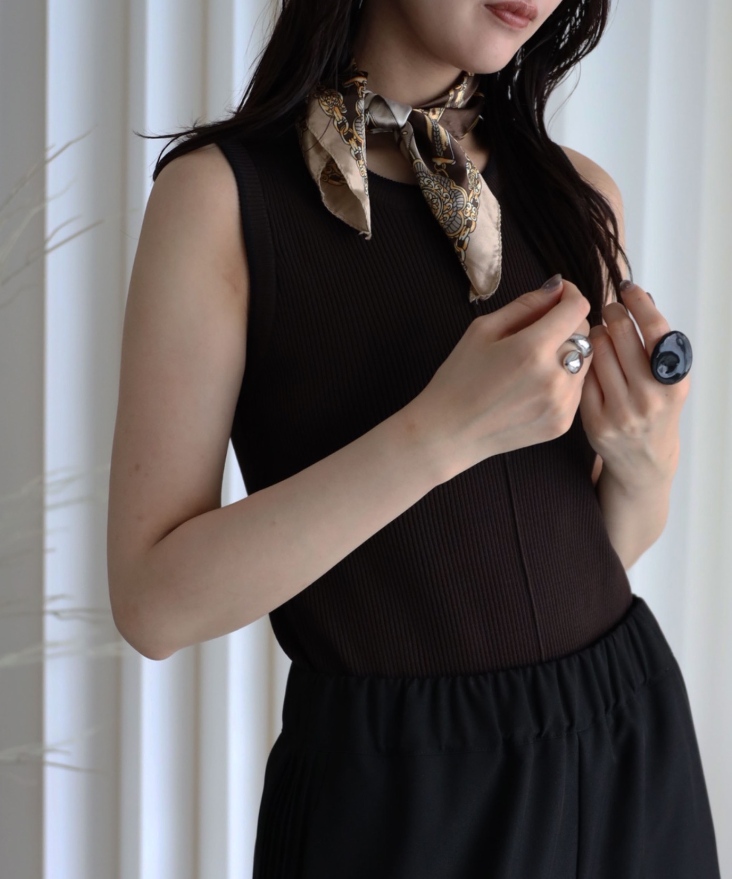 model：164cm. 着用サイズ：FREE