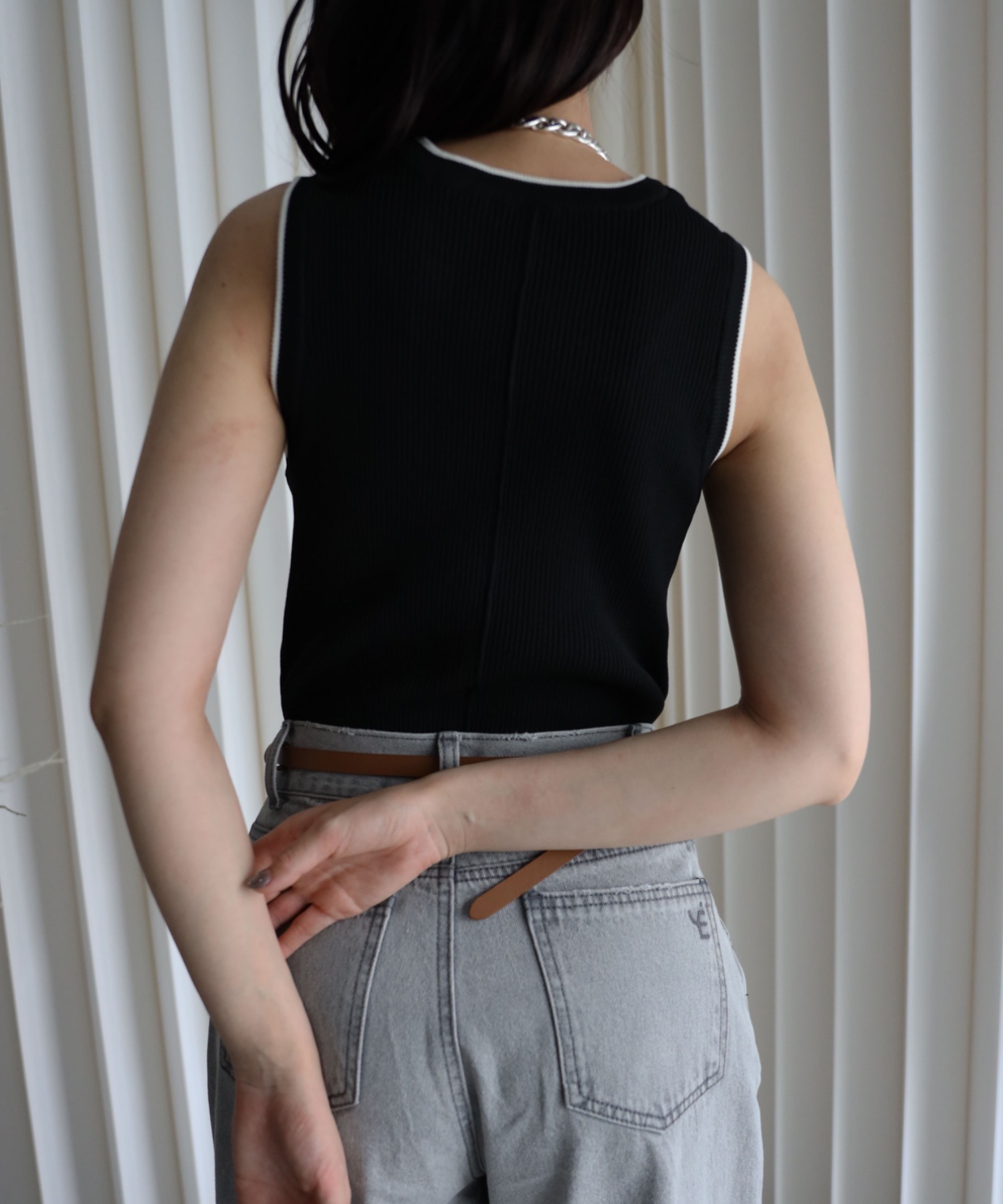 model：164cm. 着用サイズ：FREE