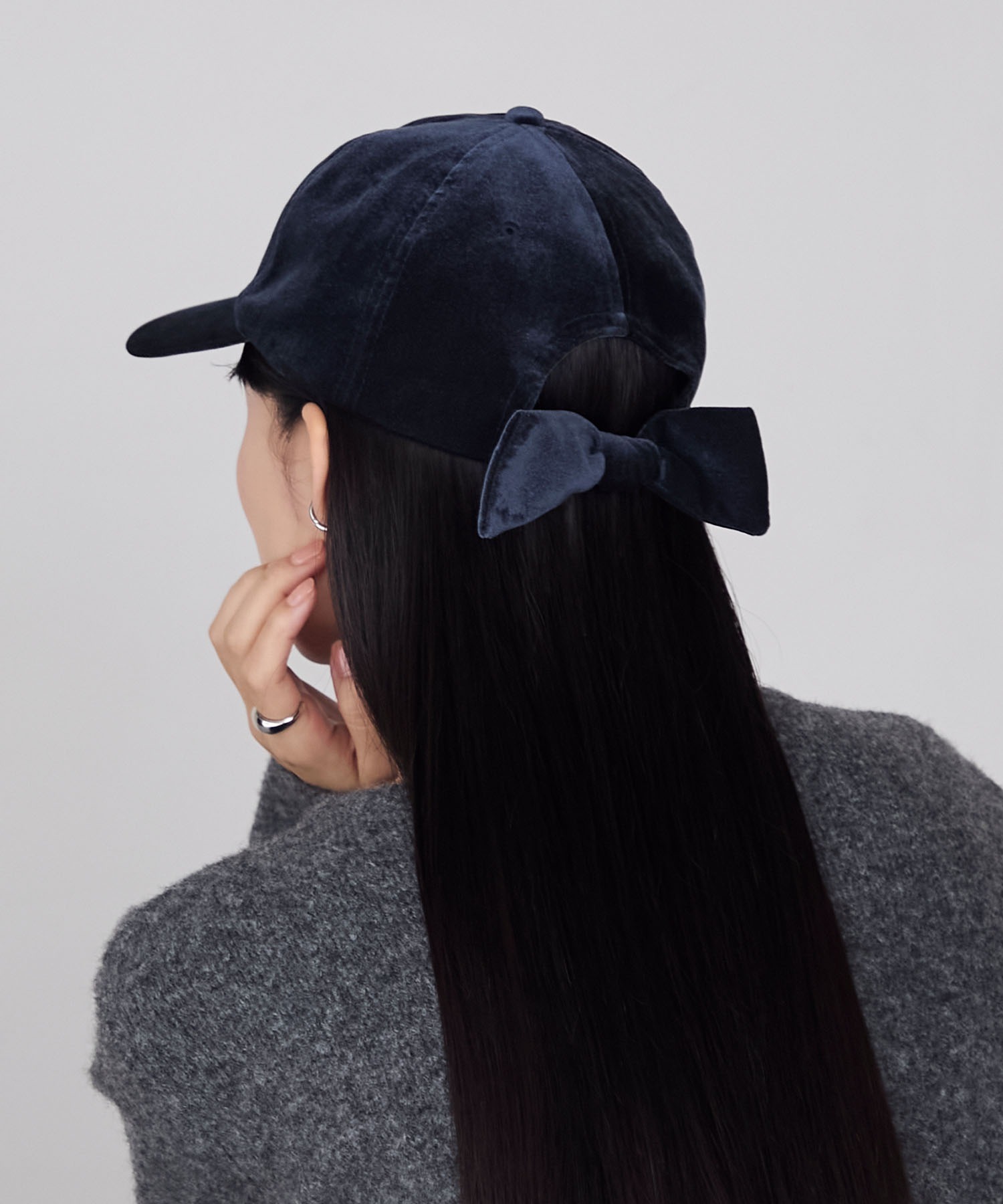 forksy.】ベロアバックリボンキャップ forksy.│MONO-MART [モノマート