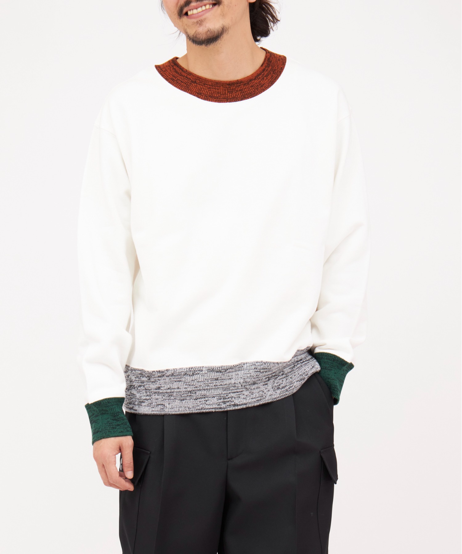 ポンパドー ビター TOGA VIRILIS Knit rib sweatshirt SP | www.kdcow.com