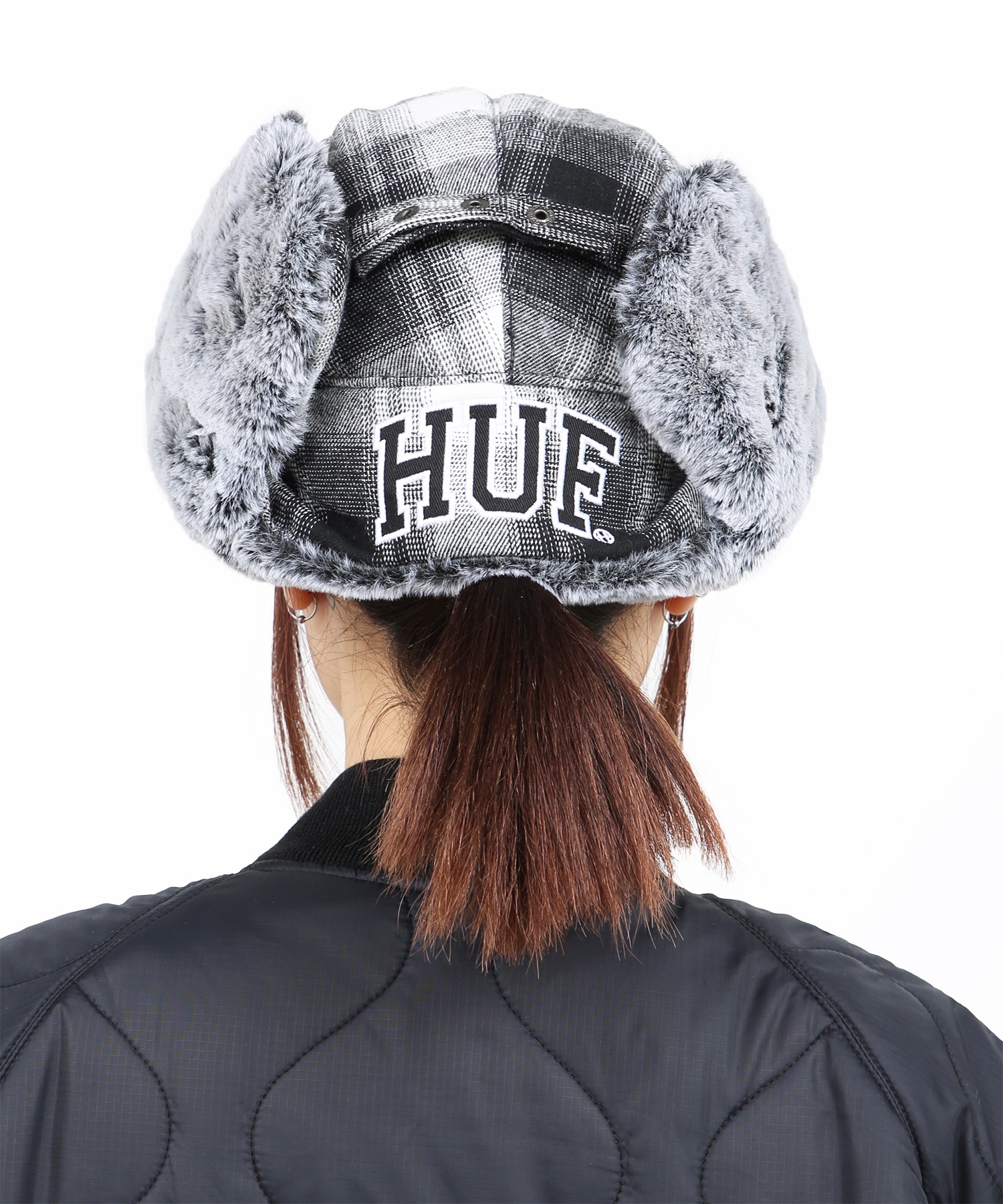 HUFOMBRE PLAID AVIATOR フライトキャップ HUF アヴィ