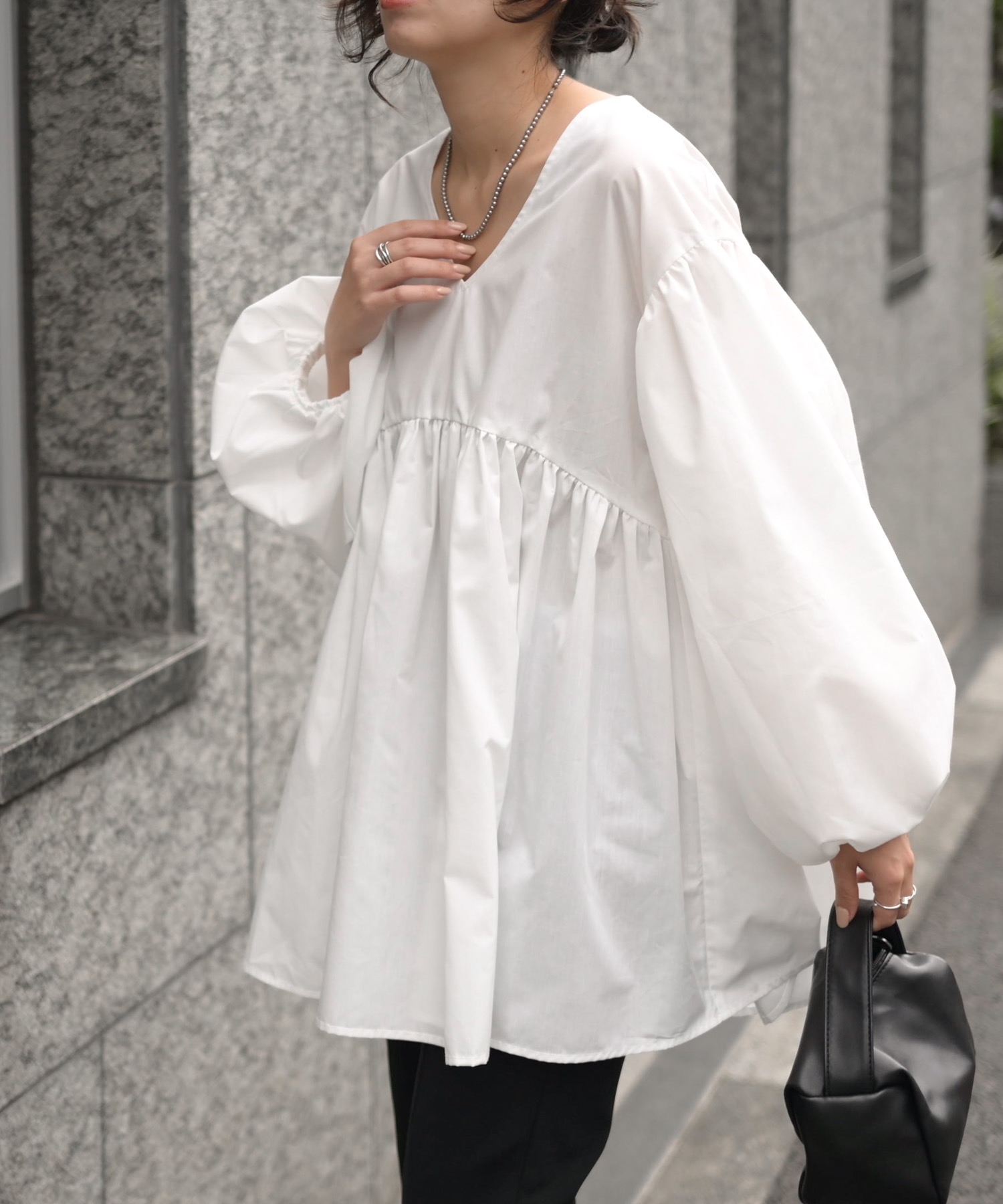 model:H163. 着用サイズ：FREE